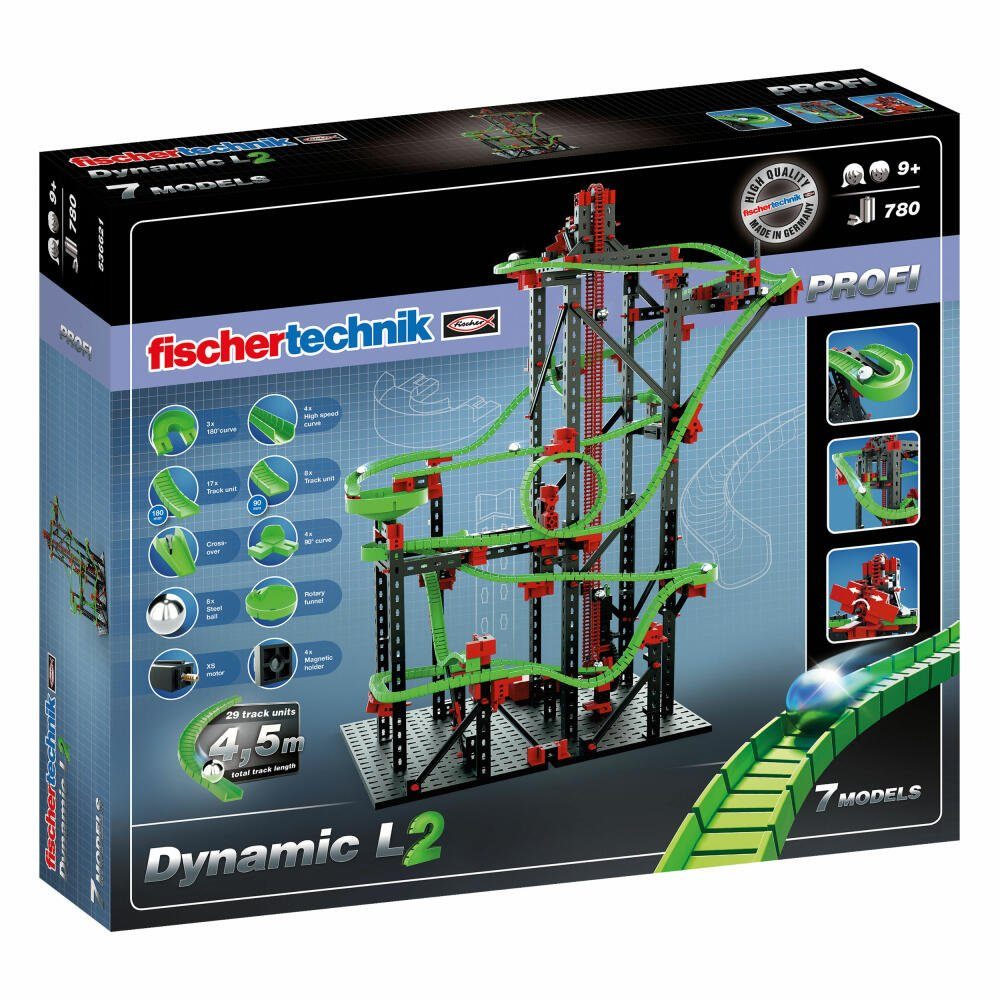 Kugelbahn Profi Dynamic L2 780-teilig