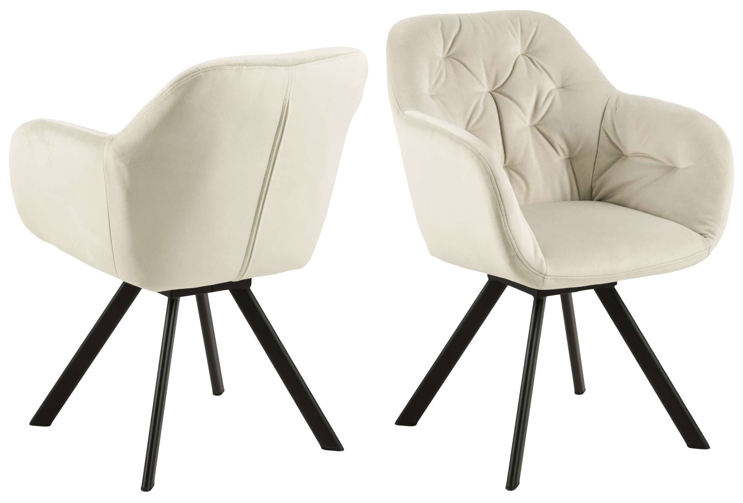 99rooms Polsterstuhl Silvo (Esszimmerstuhl, Küchenstuhl (2-St), Funktionales Designkonzept in origineller Formgebung