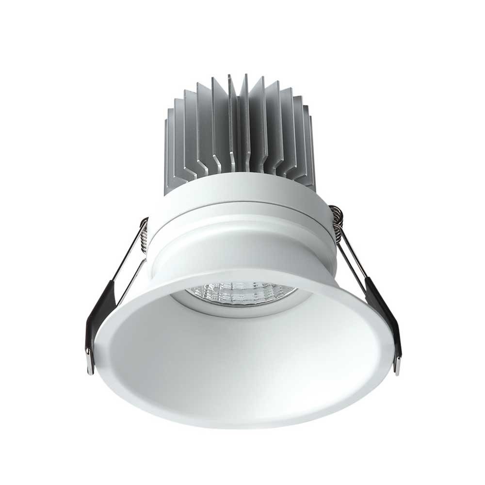 Mantra Einbauleuchte Formentera LED-Einbaustrahler 7,5cm Abschnitt Rund Weiß Weiß-Matt