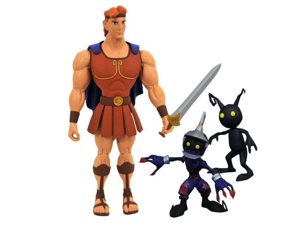 Diamond Select Toys Actionfigur Kingdom Hearts III Select Hercules with Soldier & Shadow Actionfiguren