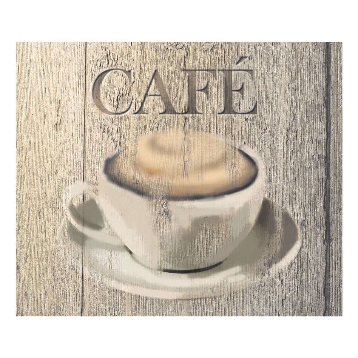 WENKO Küchenrückwand Café, 60x50 cm, aus Glas