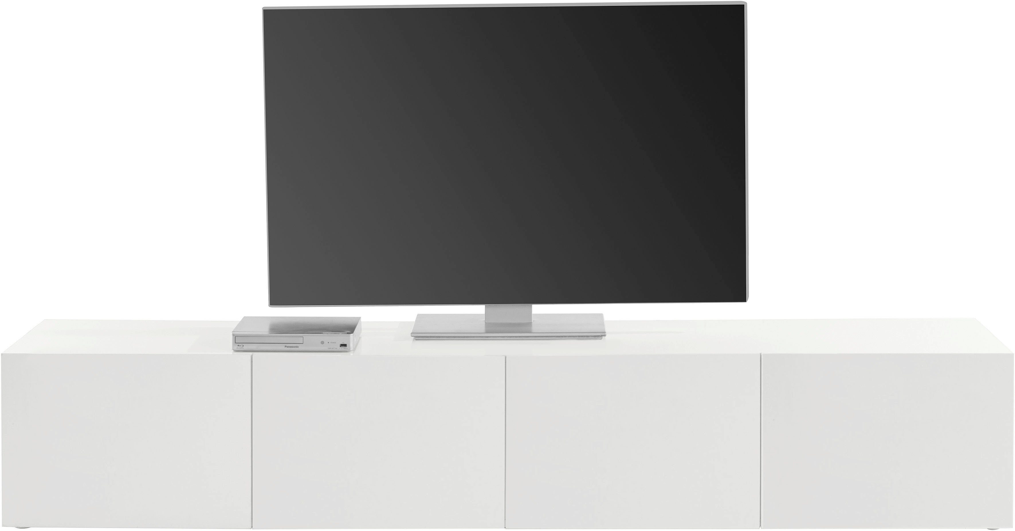 borchardt Möbel Lowboard Sophia, TV-Schrank mit 4 Türen, hängend oder stehend, Breite 200 cm, 4-türig, Modernes Design made in Germany