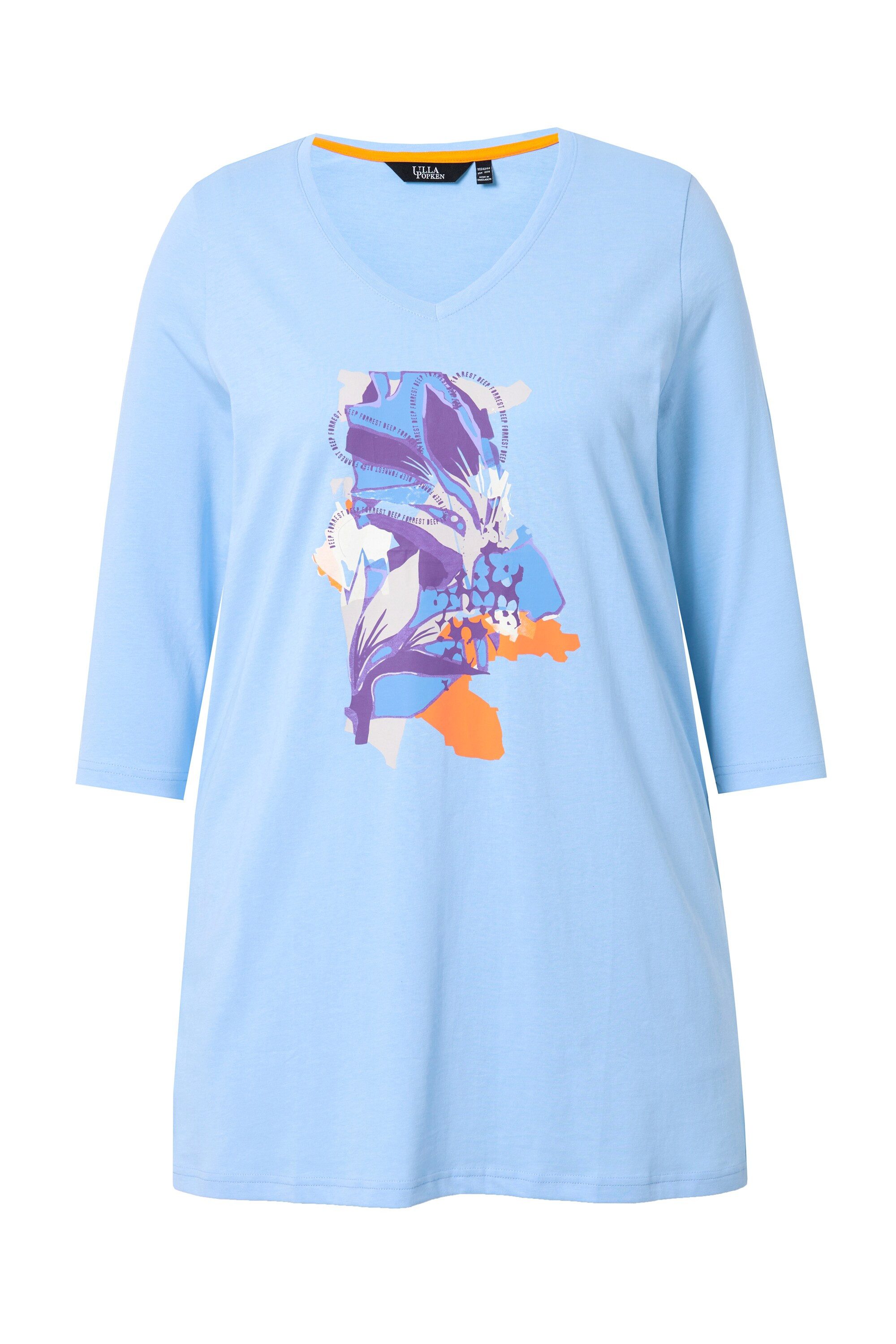 Ulla Popken Longshirt Longshirt Blüten A-Linie günstig online kaufen