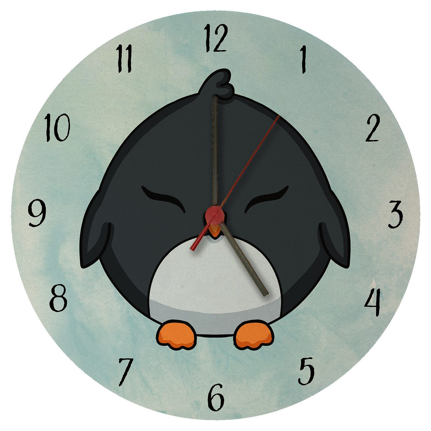 speecheese Wanduhr Pinguin Kinder Wanduhr aus günstig online kaufen