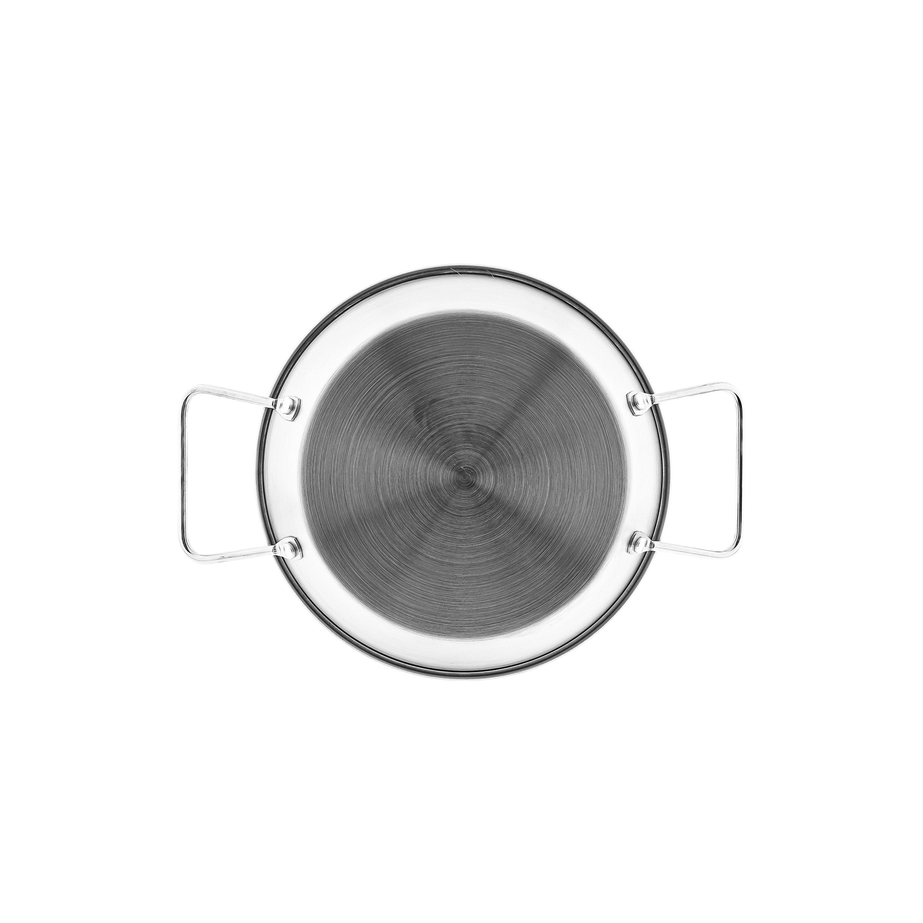 Almina Bratpfanne 4er Set Bratpfanne Paellapfanne Edelstahl 20-22-24-26 cm, (4-tlg)