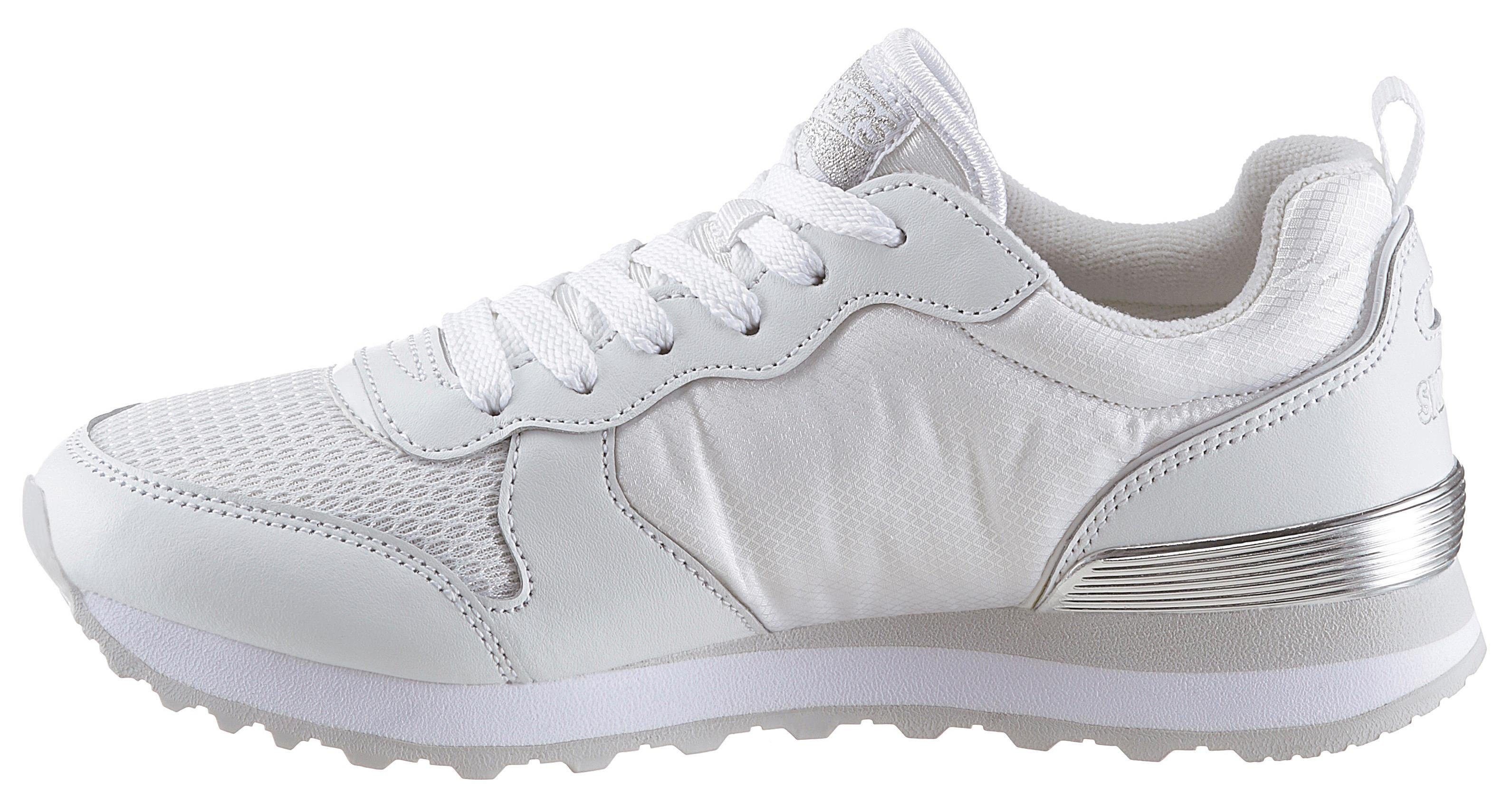 silber mit Sneaker weiß / Gold´n Metallic-Details Gurl Skechers