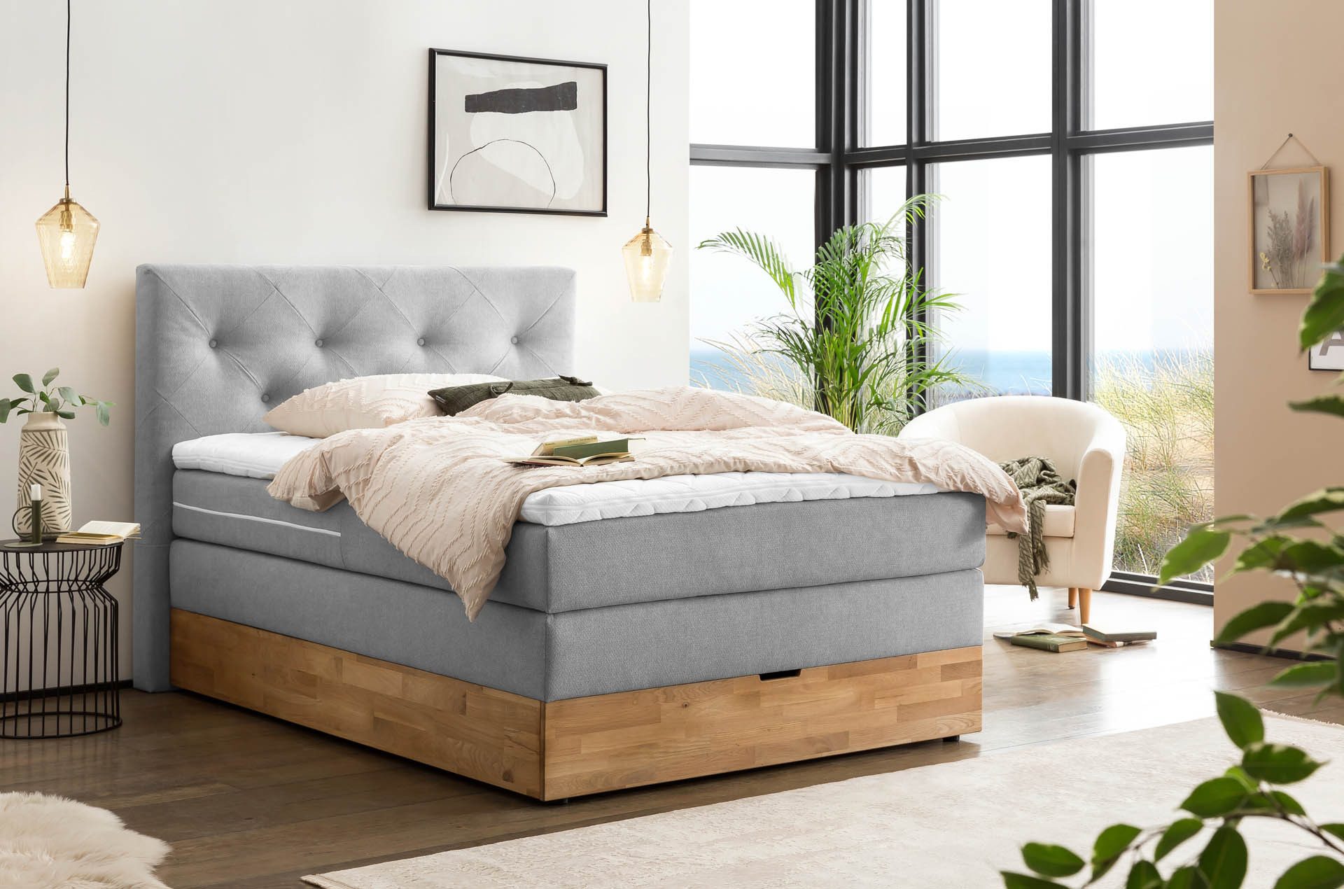 Belanoti Boxspringbett Marbo (Boxspringbett 140x200 mit günstig online kaufen
