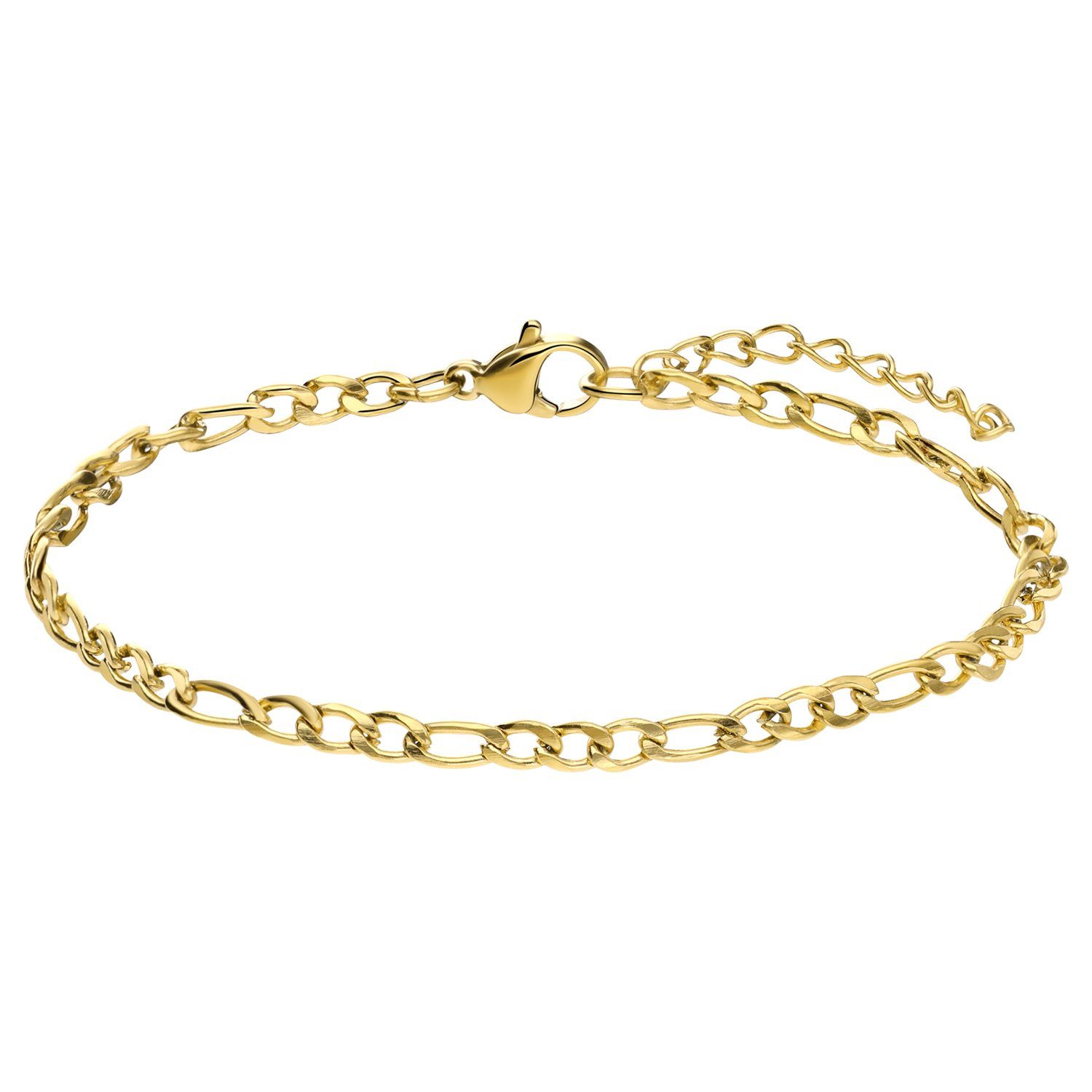 LUCARDI Gliederarmband Armband - Stahl - Gold - Unisex