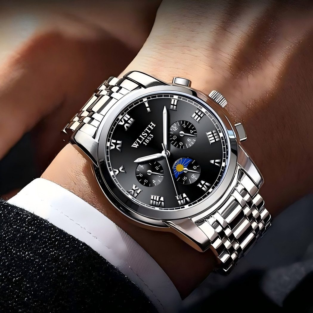 Forrlite Quarzuhr Quarzuhr Armbanduhr Edelstahl Herren günstig online kaufen