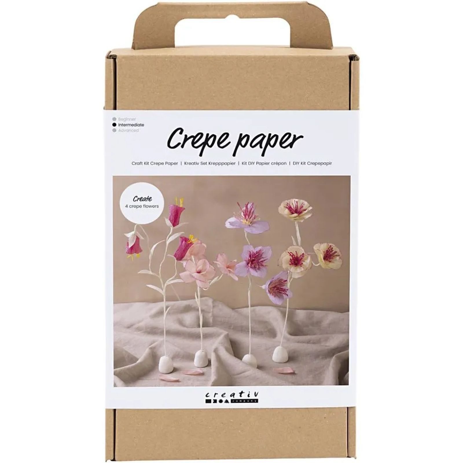 creativ company Kreativset Crepe Paper Sets, DIY Sets