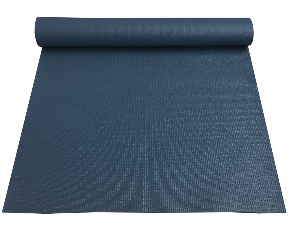 matches21 HOME & HOBBY Yogamatte Yogamatte rutschfest recycelt Polyester 1 Stk 60x180 cm blau