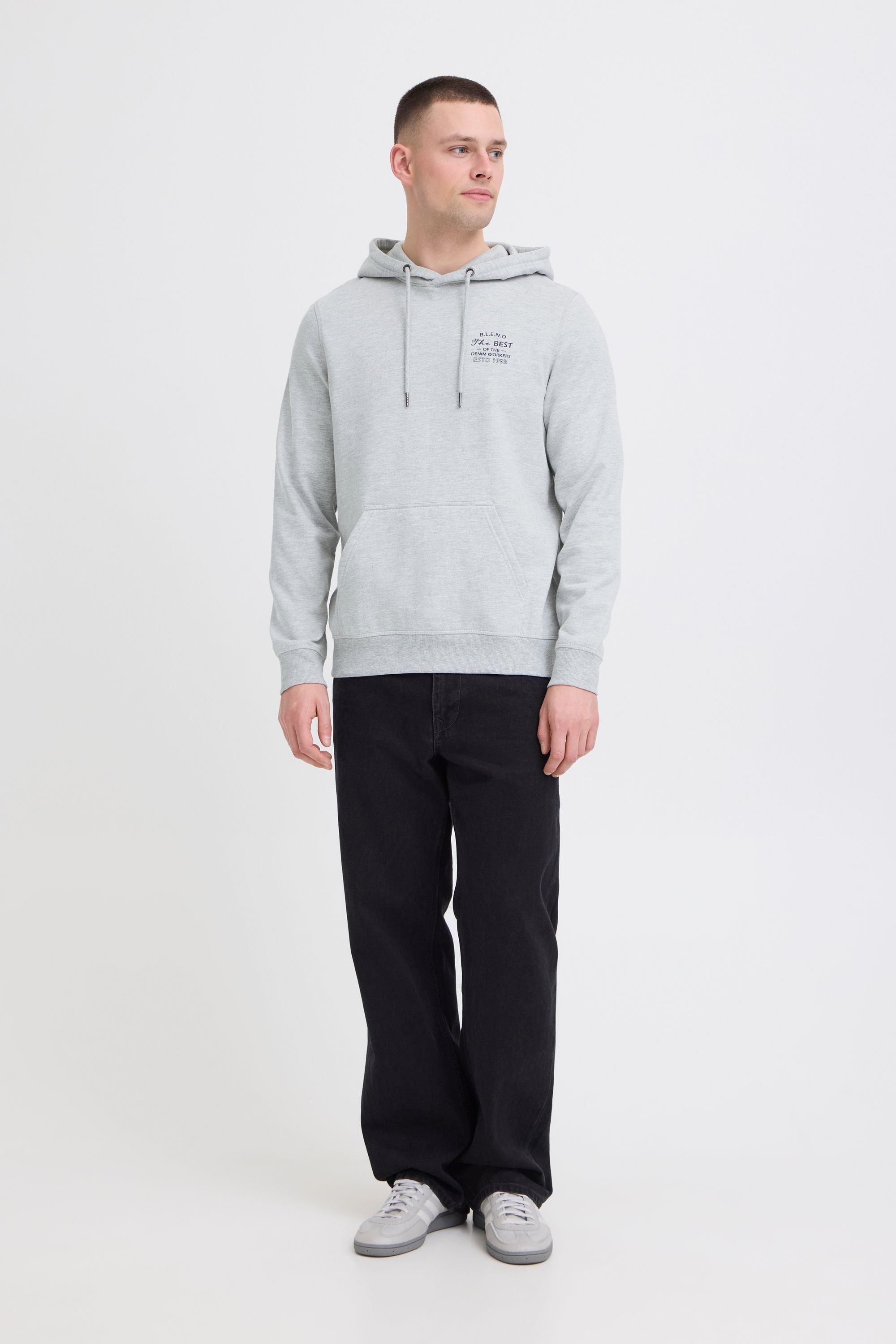 Blend Kapuzenpullover BHBest Hoodie mit Chest-Print