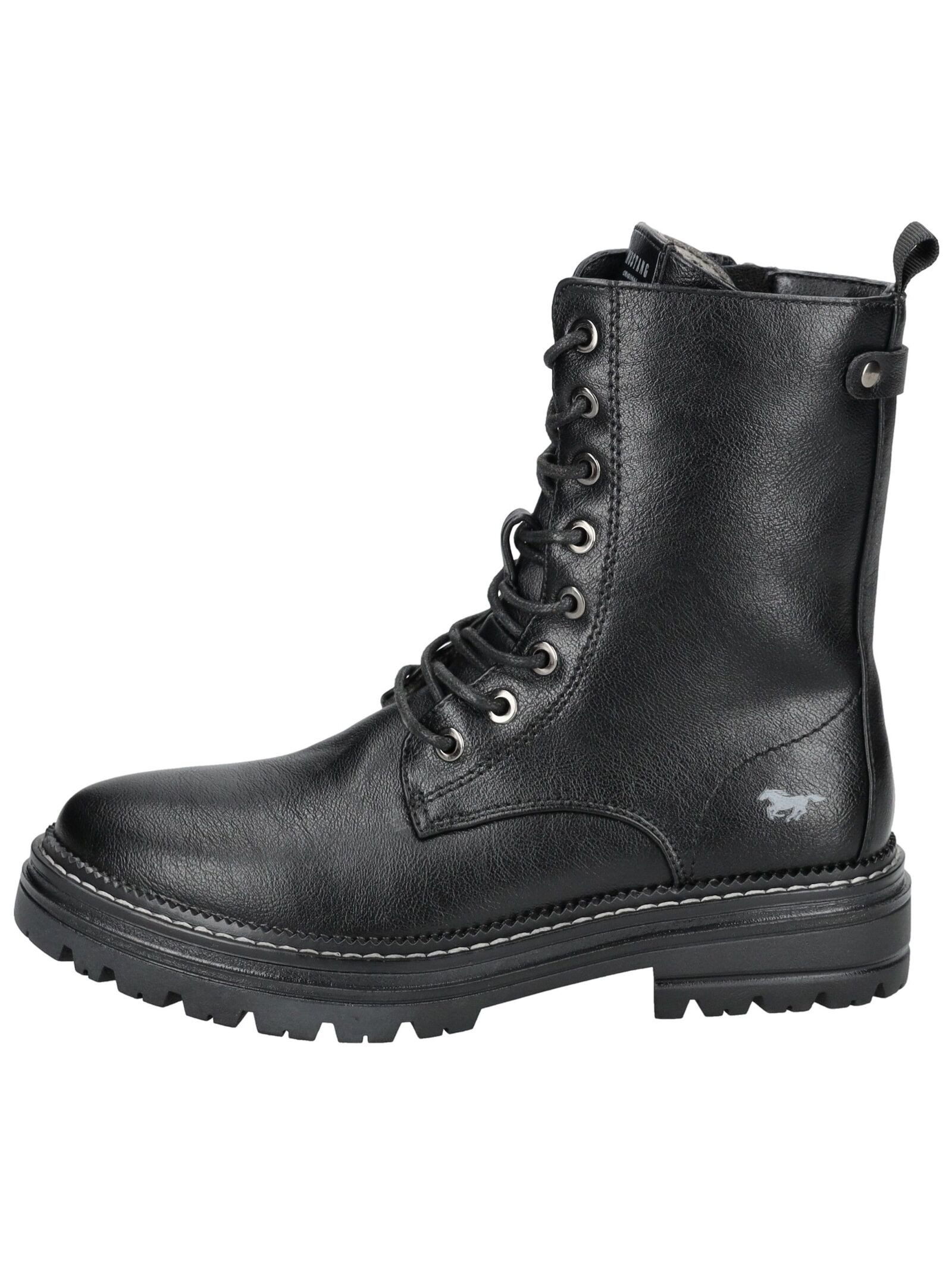 MUSTANG Stiefelette Lederimitat Schnürstiefelette günstig online kaufen