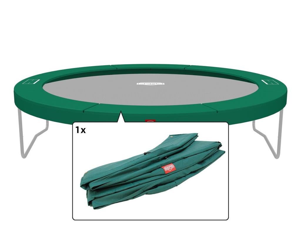 Trampolin-Randabdeckung Ersatzteil 430 cm rund grün - Champion Regular Federabdeckung