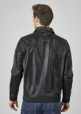 bugatti Lederjacke BUALBANO mit Umlegekragen