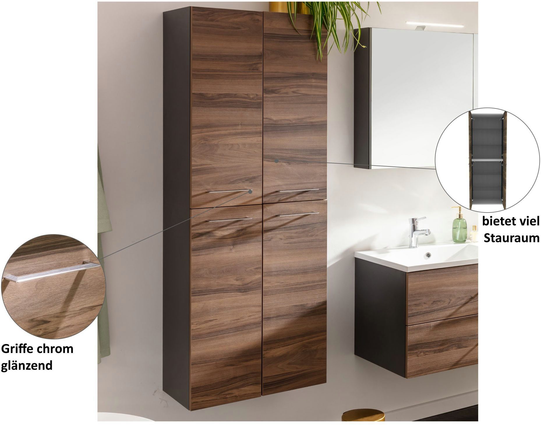 welltime Hochschrank Lacona