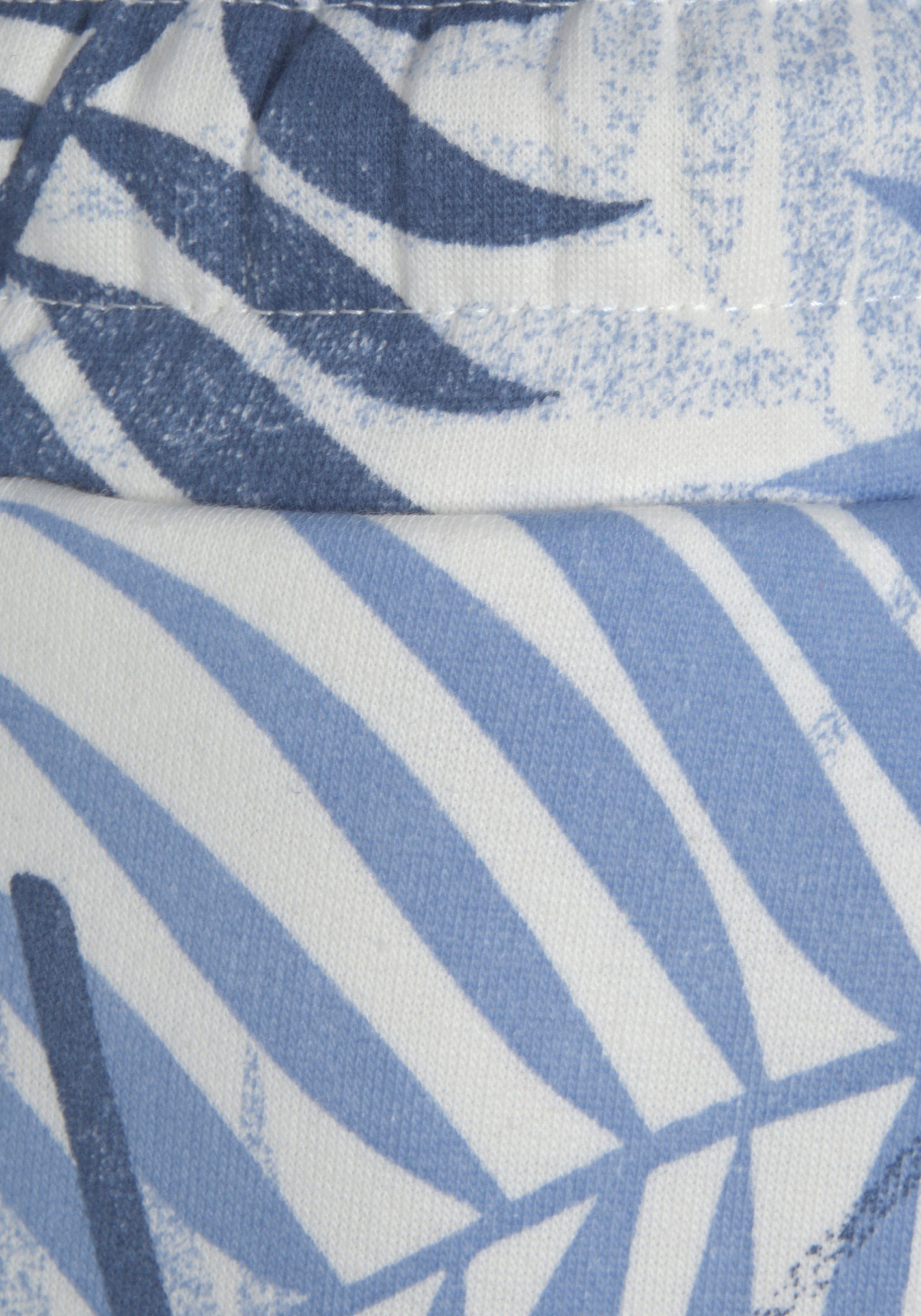 LASCANA Sweatshorts Loungeshorts im schönen Allover-Blätterdruck, Loungewear