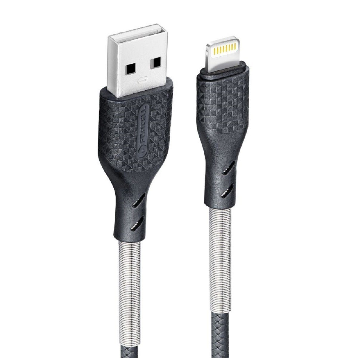 Forcell Ladekabel USB A zu iPhone-Anschluss 8-polig 2,4A CB-01A 1 Meter  Smartphone-Kabel