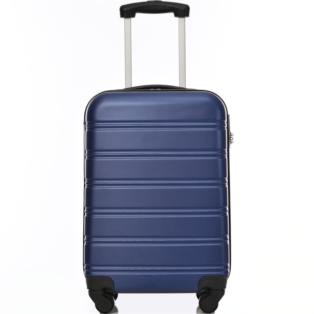DÖRÖY Koffer Hartschalen-Koffer,Rollkoffer,Reisekoffer,55*36*22.5cm, dunkelblau