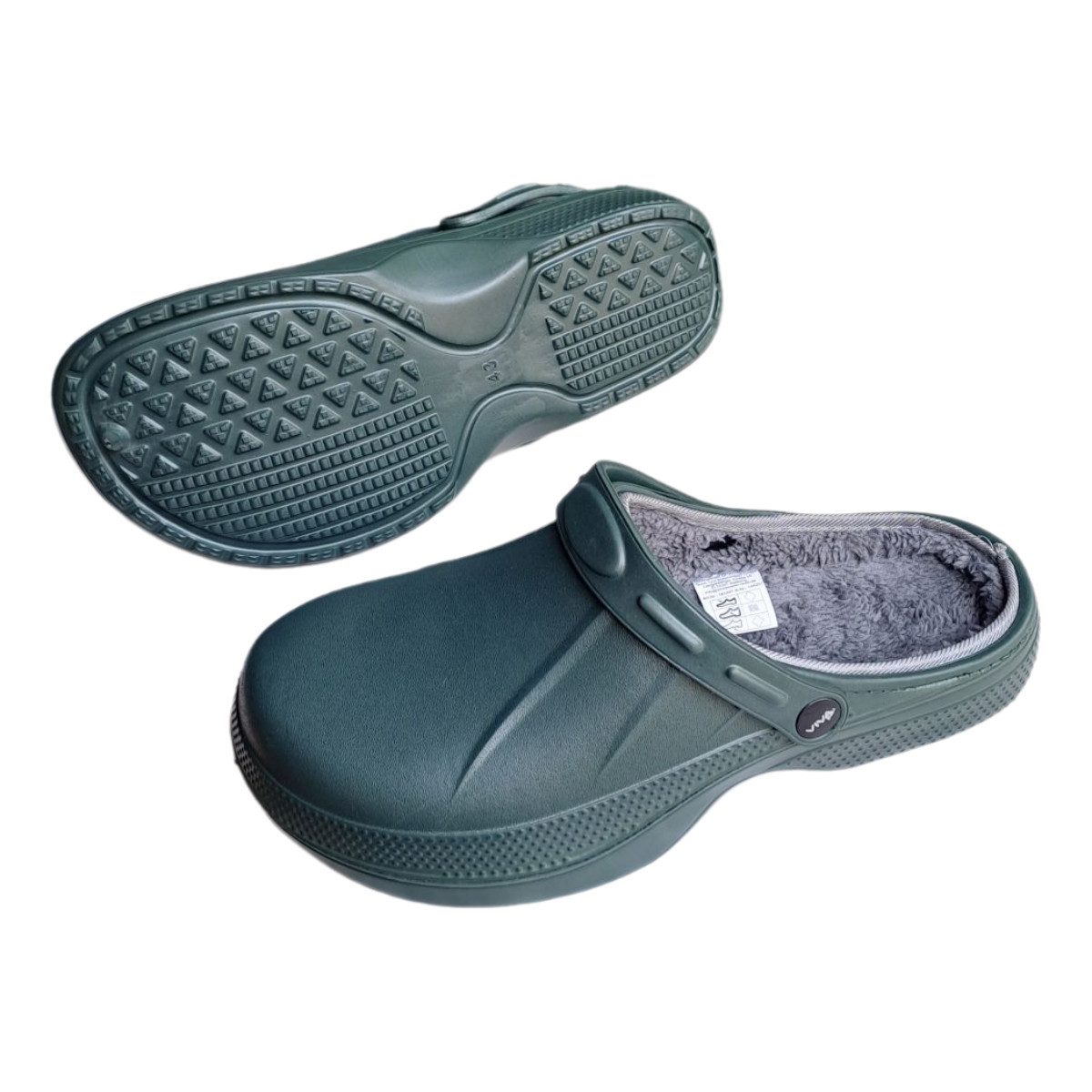 emeco Warmfutter Herren Clogs Hausschuhe Gartenschuhe Berufschuhe Pantolette Clog