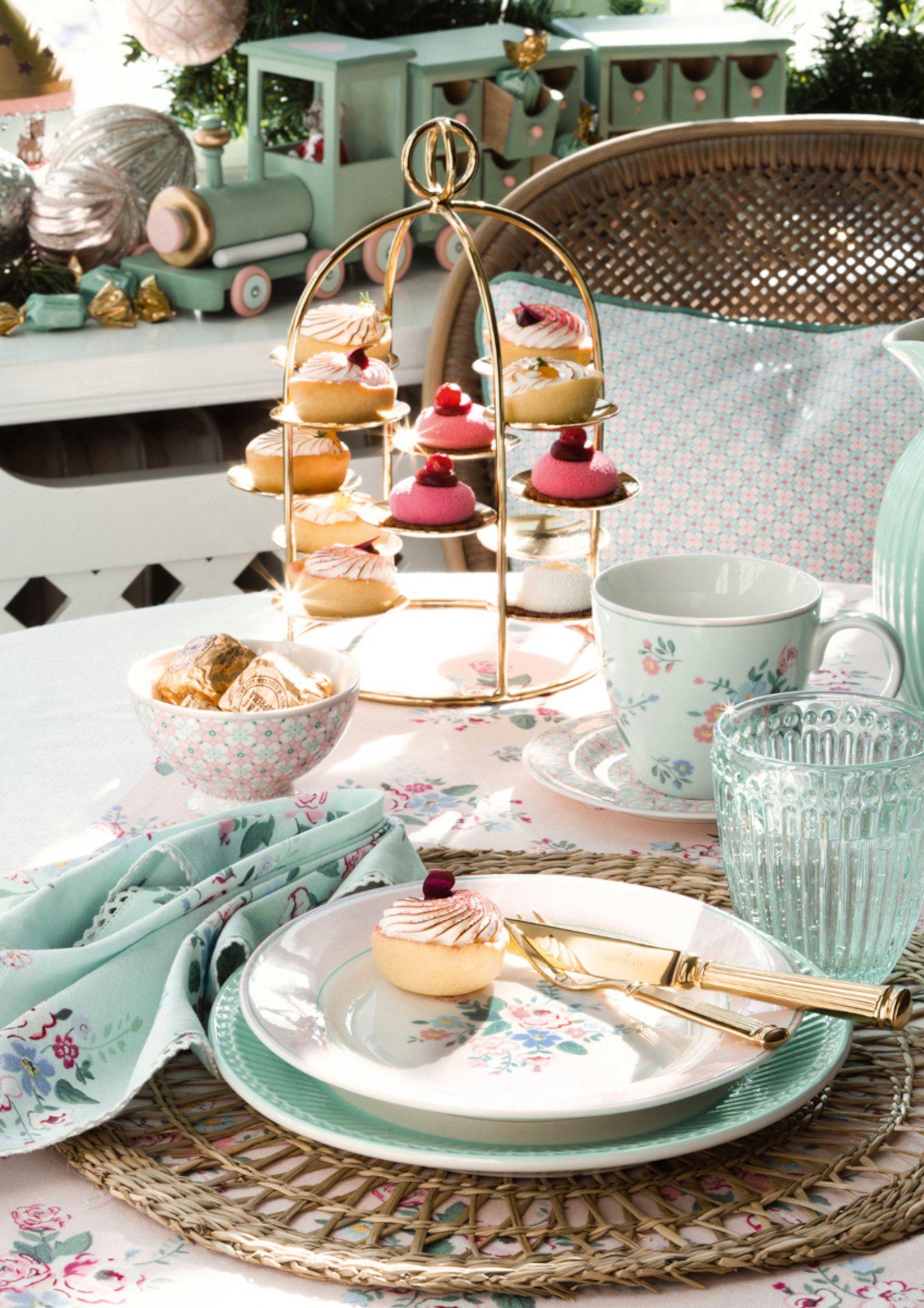 Greengate Besteck-Set Buttermesser Gold 4er-Set, rostfreier Edelstahl