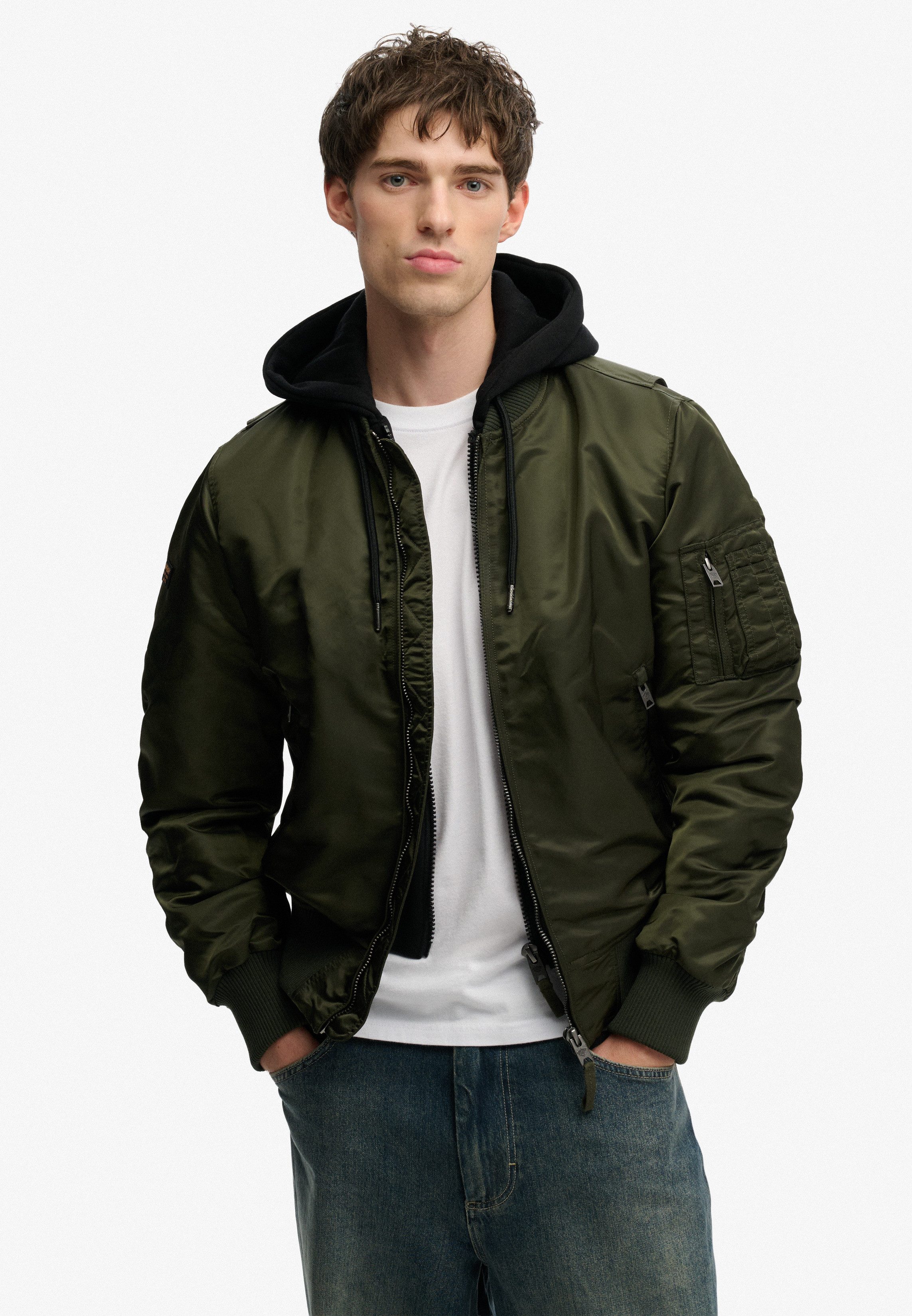 Superdry Parka HOODED MA1 BOMBER JKT