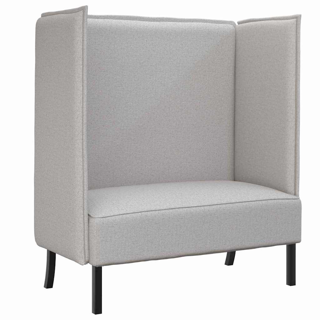 vidaXL Sofa Hoher Rücken Sofa Wolken-Grau günstig online kaufen