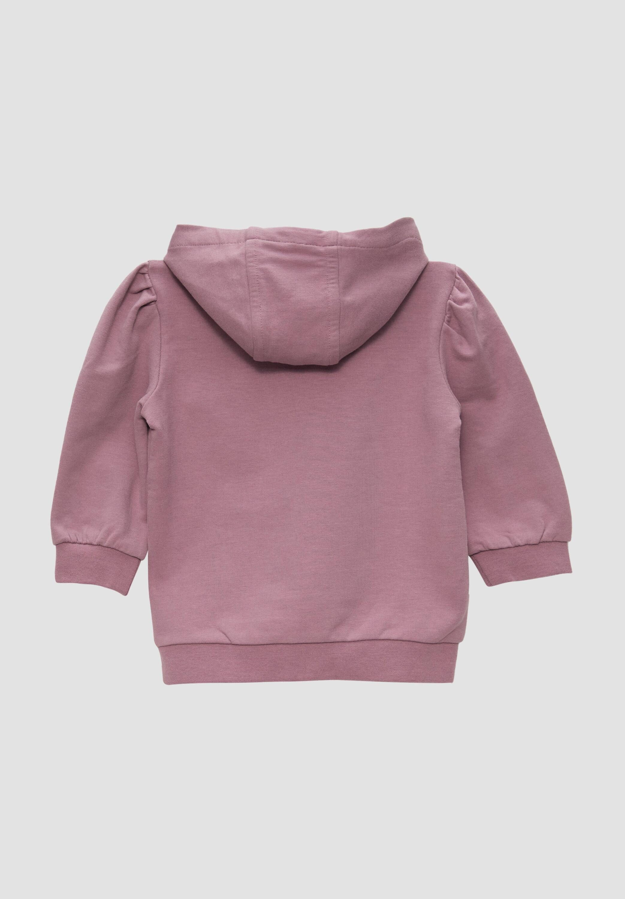 s.Oliver Sweatjacke Sweatshirt Jacke Kapuzenjacke mit Glitzerprint