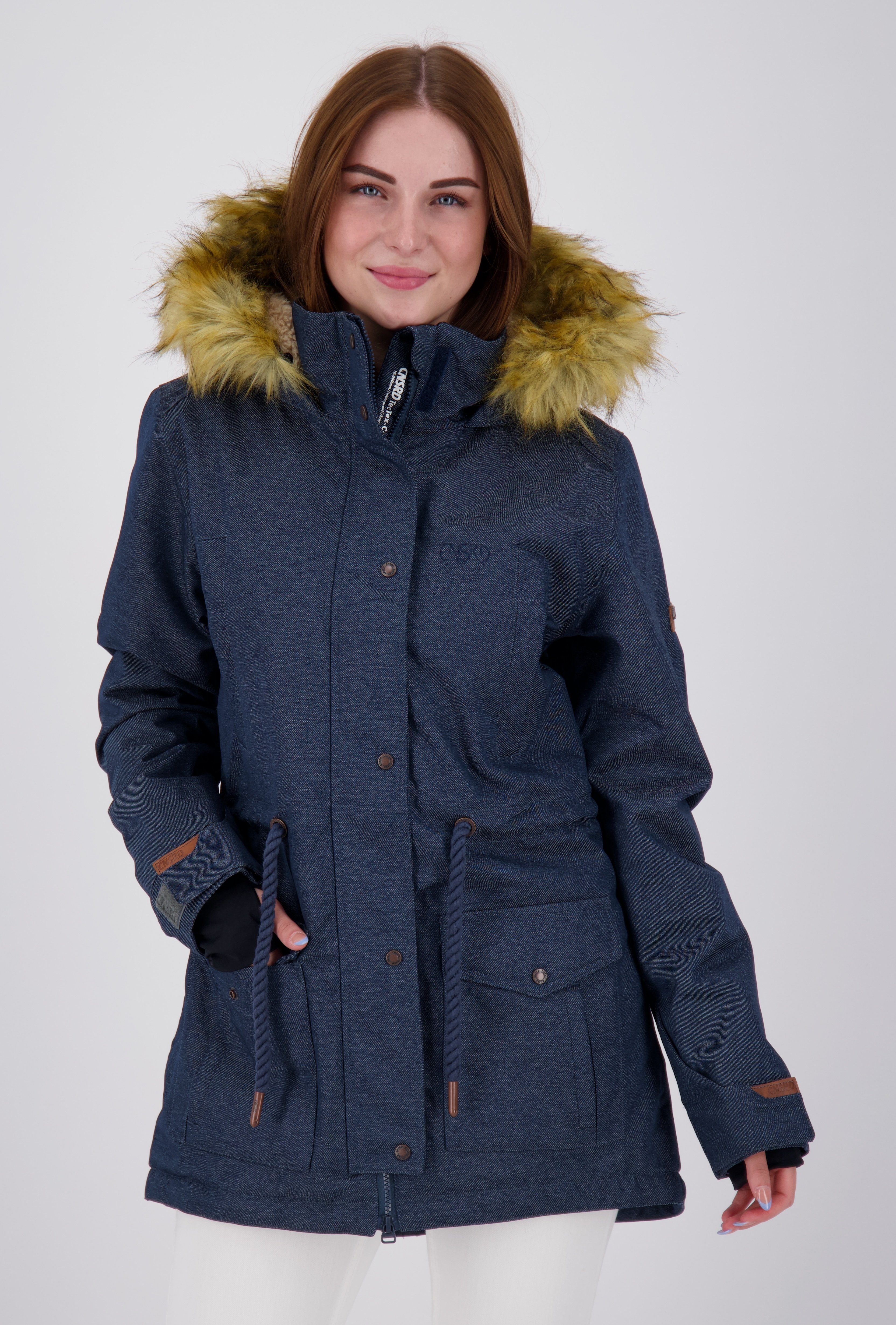 CNSRD Funktionsparka FLORA II COAT CS mit hochschließendem Kragen und Kapuze