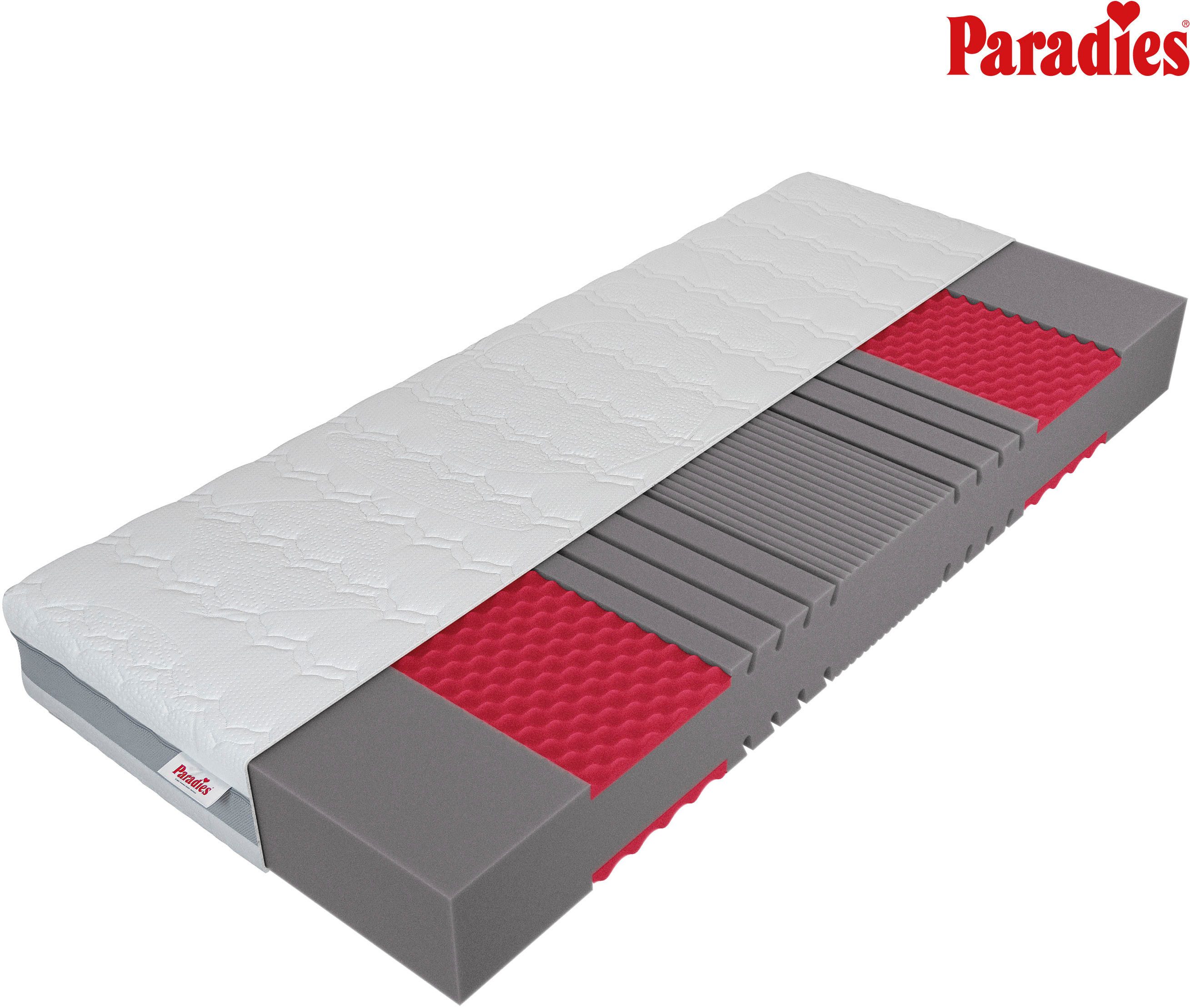 Kaltschaummatratze Neuheit: Paradies Prolife Supreme, Testsieger Stiftung Warentest, Paradies, 22 cm hoch, Note GUT (2,2), getestet in 90x200 cm, Härtegrad 3