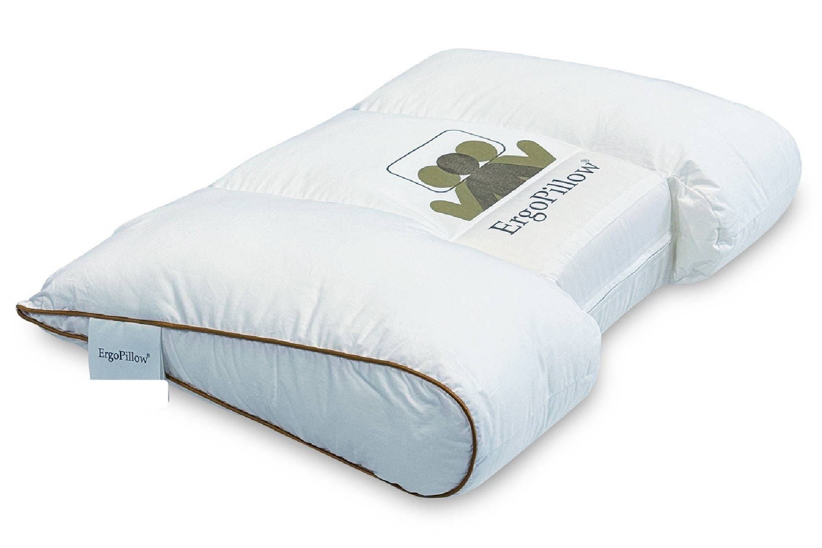 Sleepy Nackenstützkissen Ergopillow, Füllung: 100% Polyester, Seitenschläfer, Rückenschläfer, Bauchschläfer, Mit Talalay Latex Stützkern