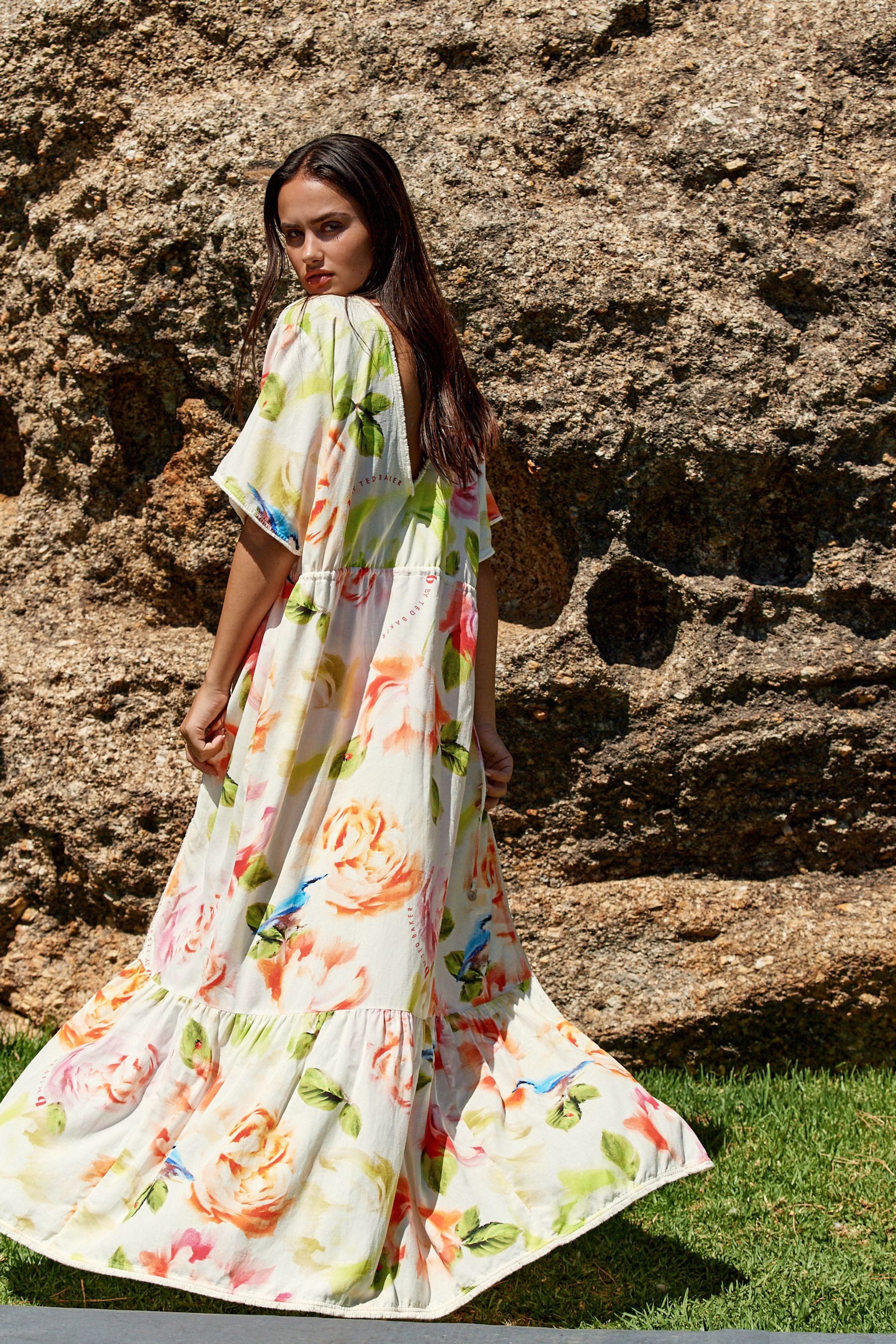 B by Ted Baker Strandkleid B by Ted Baker Kaftan mit Leinenanteil (1-tlg) günstig online kaufen