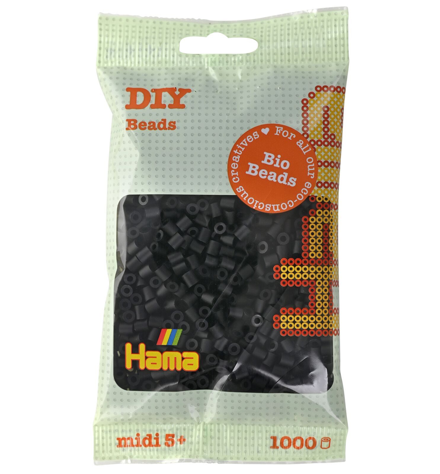 Hama Perlen Bügelperlen Hama Beutel mit 1000 Bio Midi-Bügelperlen