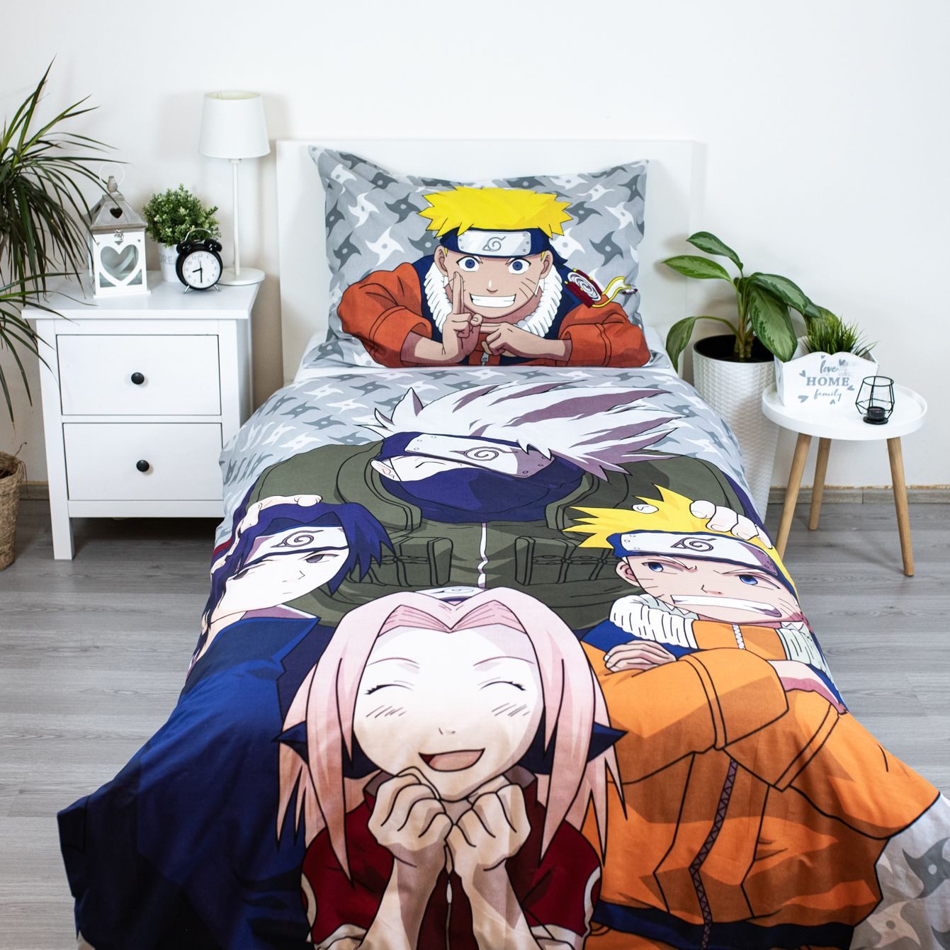Naruto Bettwäsche Kuschelige Bettwäsche Baumwolle, 140x200 günstig online kaufen