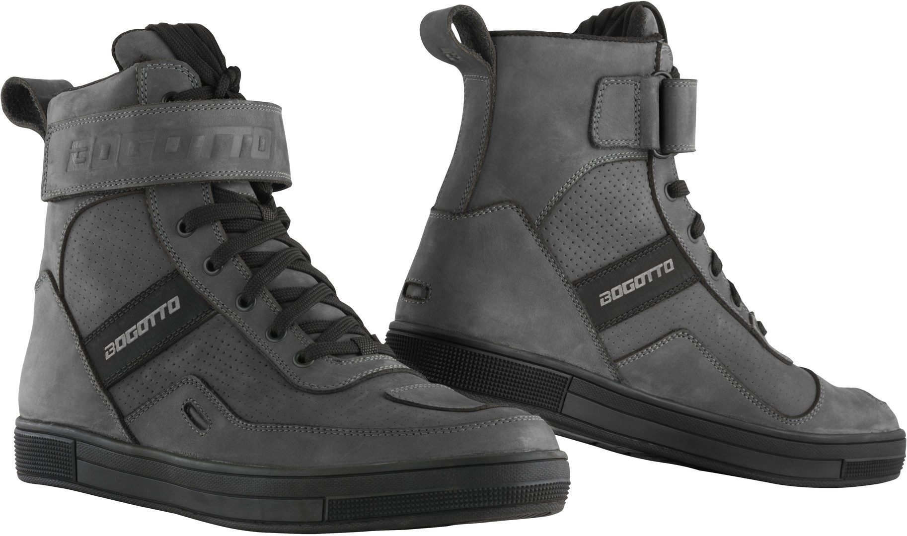 Bogotto Denton perforierte wasserdichte Motorrad Schuhe Motorradstiefel was günstig online kaufen