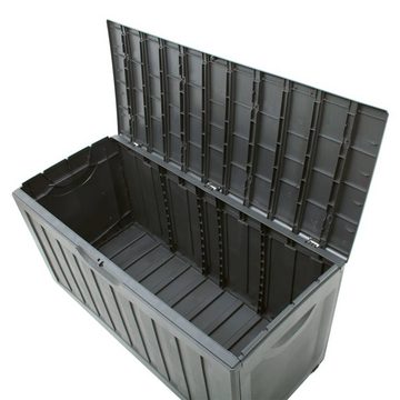 vidaXL Aufbewahrungsbox Truhe Schwarz 118x53x57 cm Polypropylen