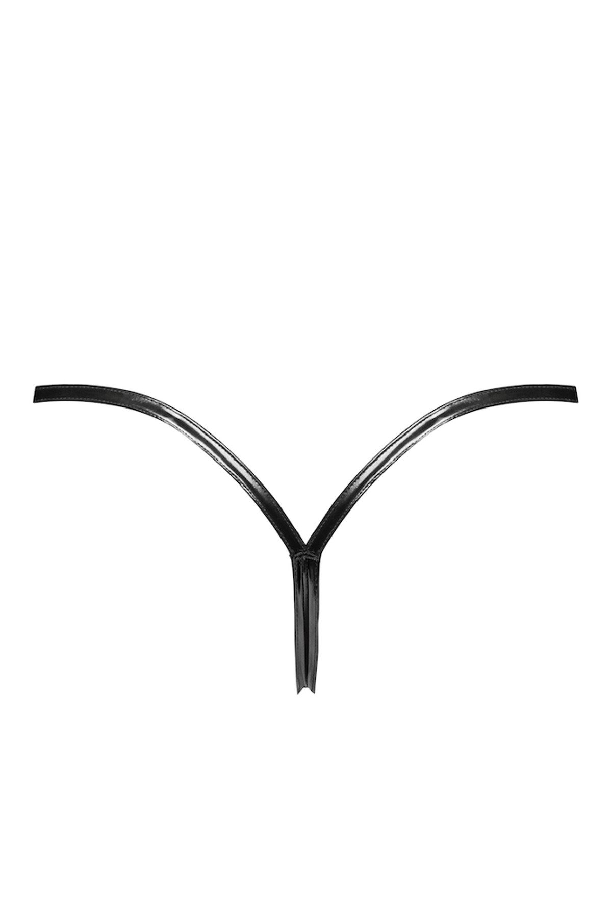 Noir Handmade String String in schwarz - 2XL