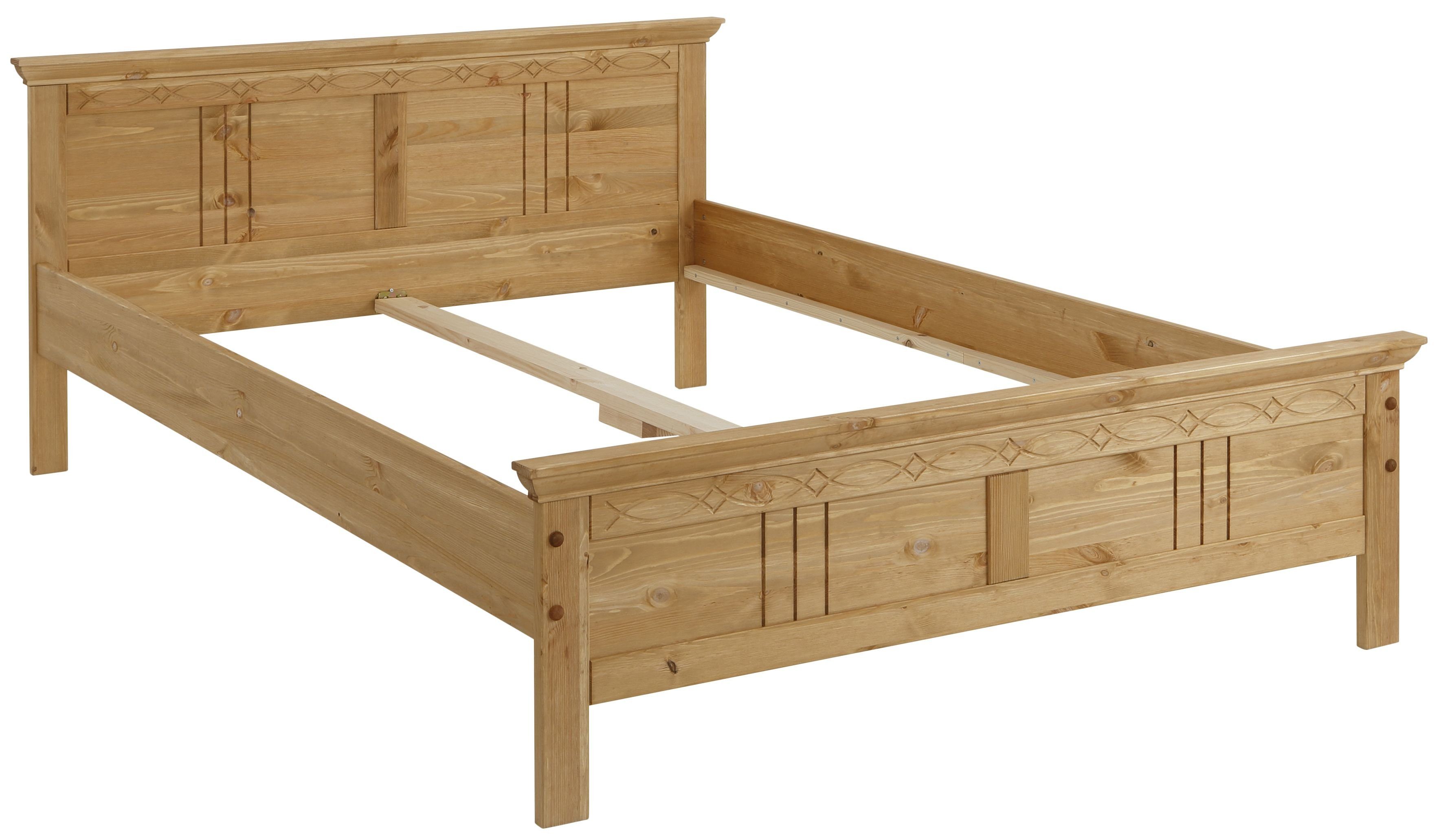 Home affaire Massivholzbett Indra, TOPSELLER, Landhausstil, edles Design,ze günstig online kaufen