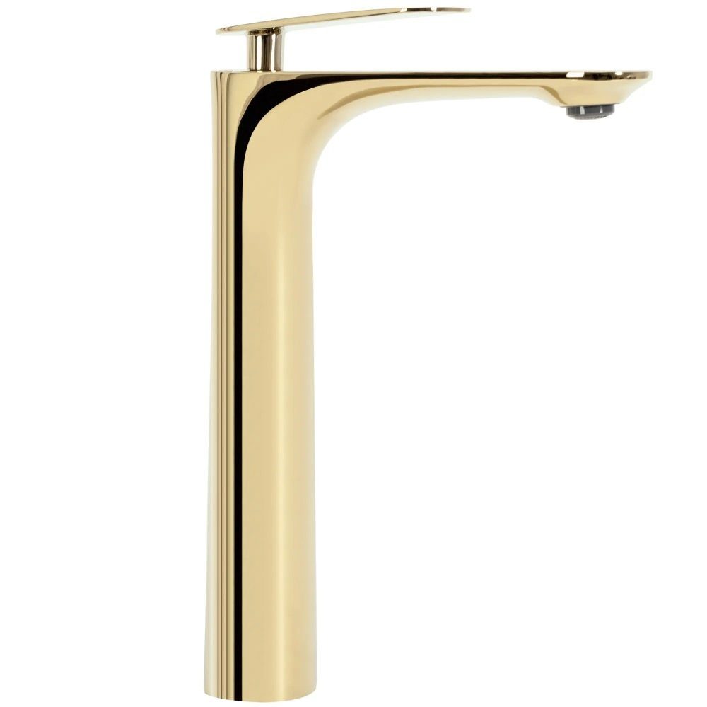 wohnwerk.idee Badarmatur Waschbeckenarmatur Wasserhahn Gold Schwarz günstig online kaufen
