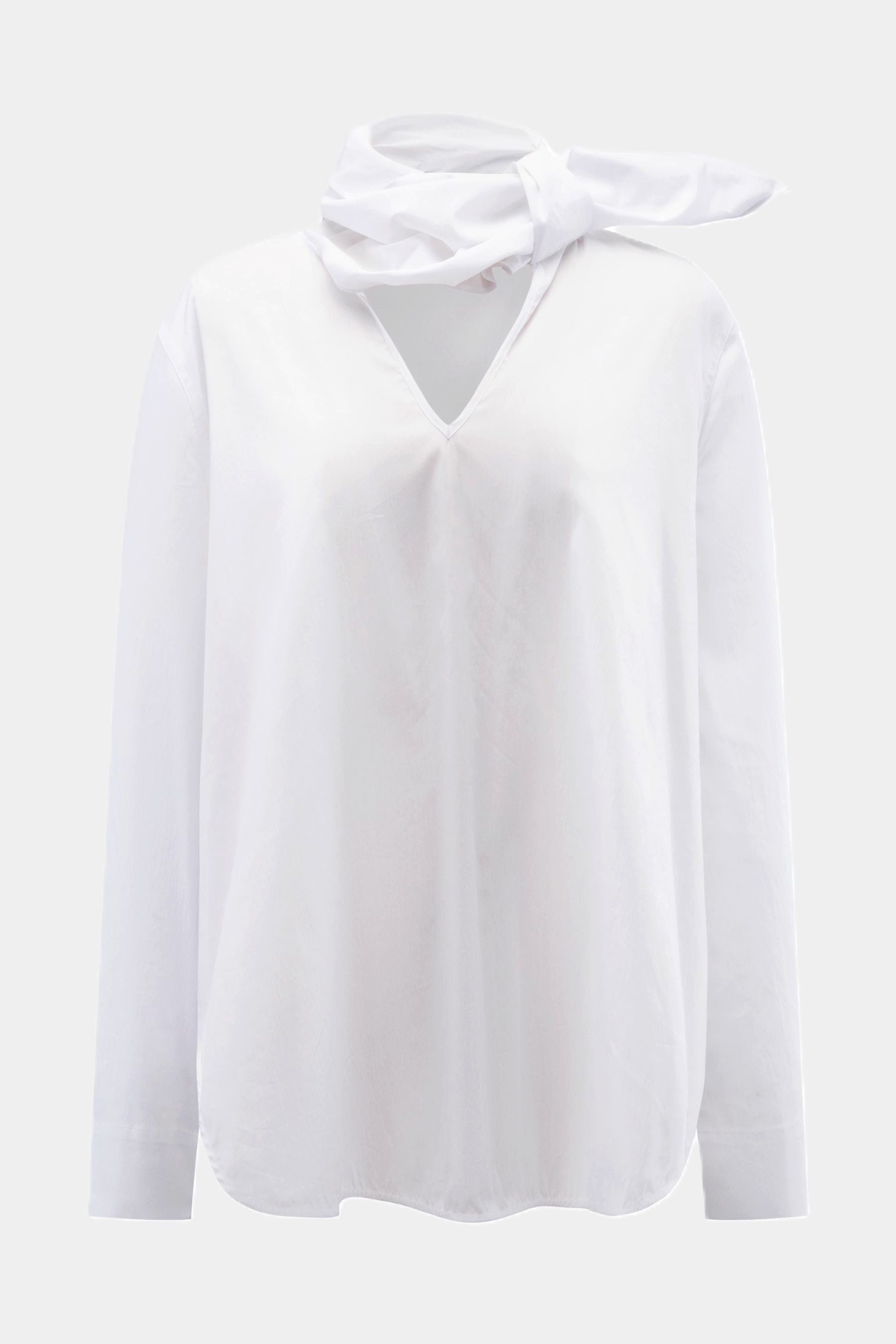 NADINE H Klassische Bluse Baumwollbluse WHITE günstig online kaufen