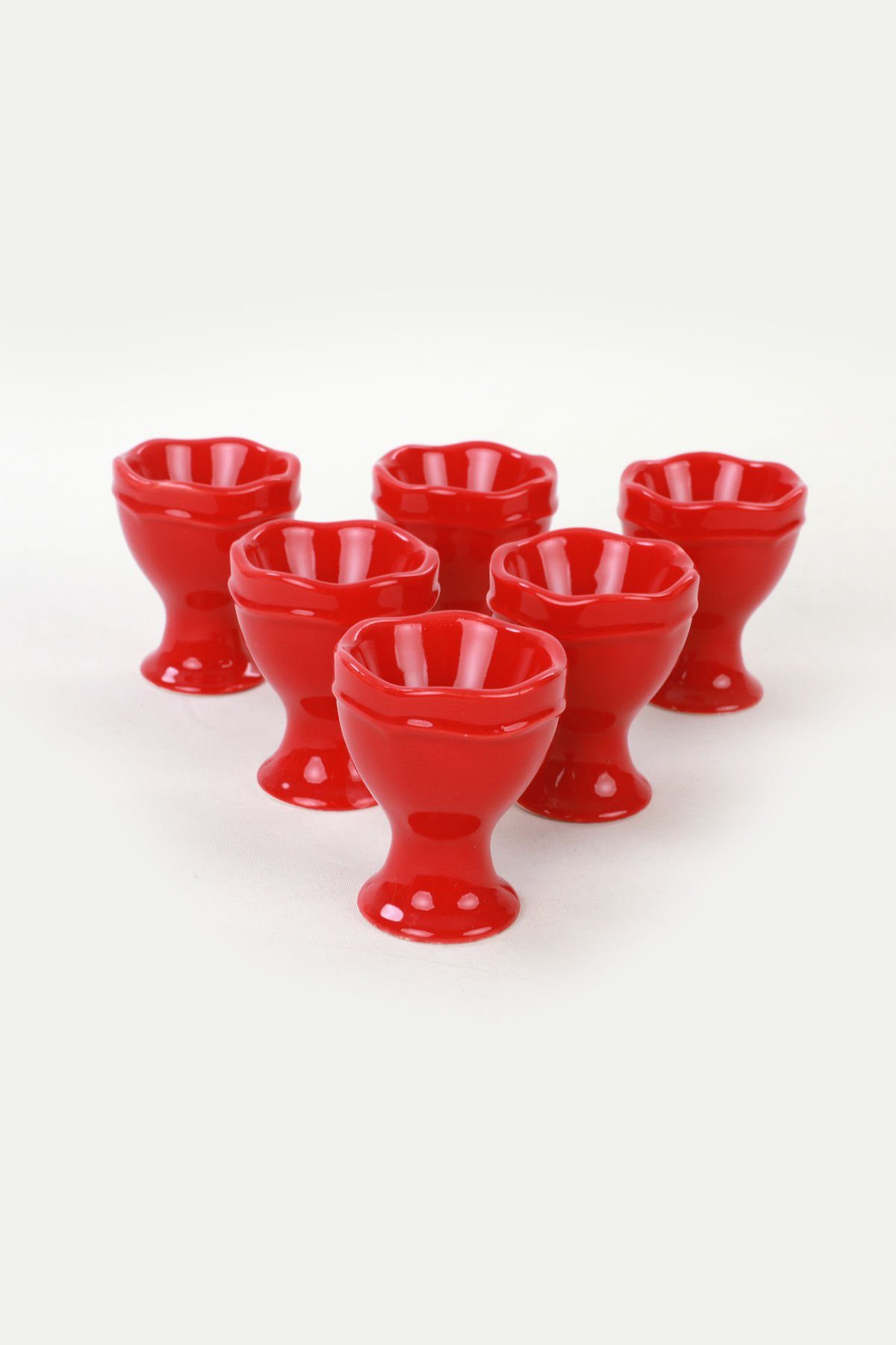 rot, Eierbecher, Concept KRM1623, Eierbecher Keramiksteinzeug 100% Hermia