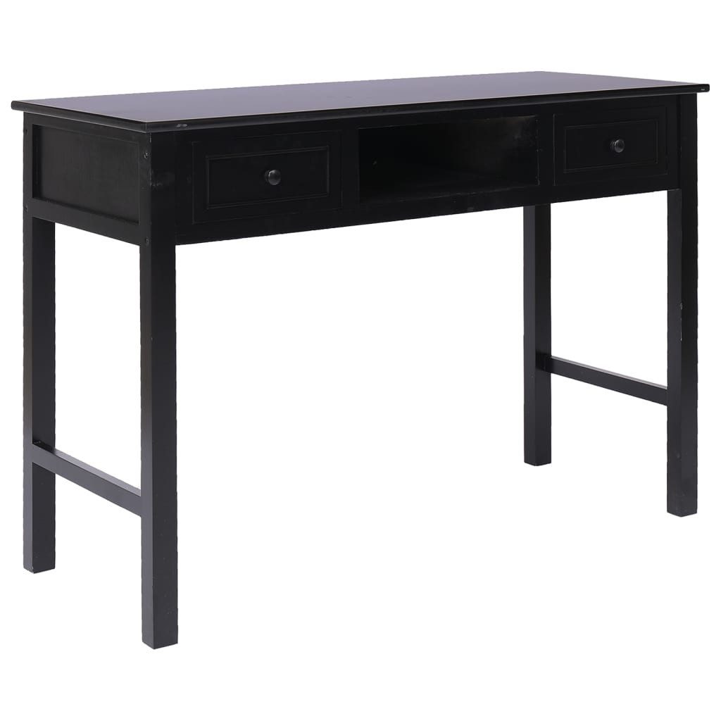 vidaXL Schreibtisch Schreibtisch Schwarz 108x45x76 cm günstig online kaufen