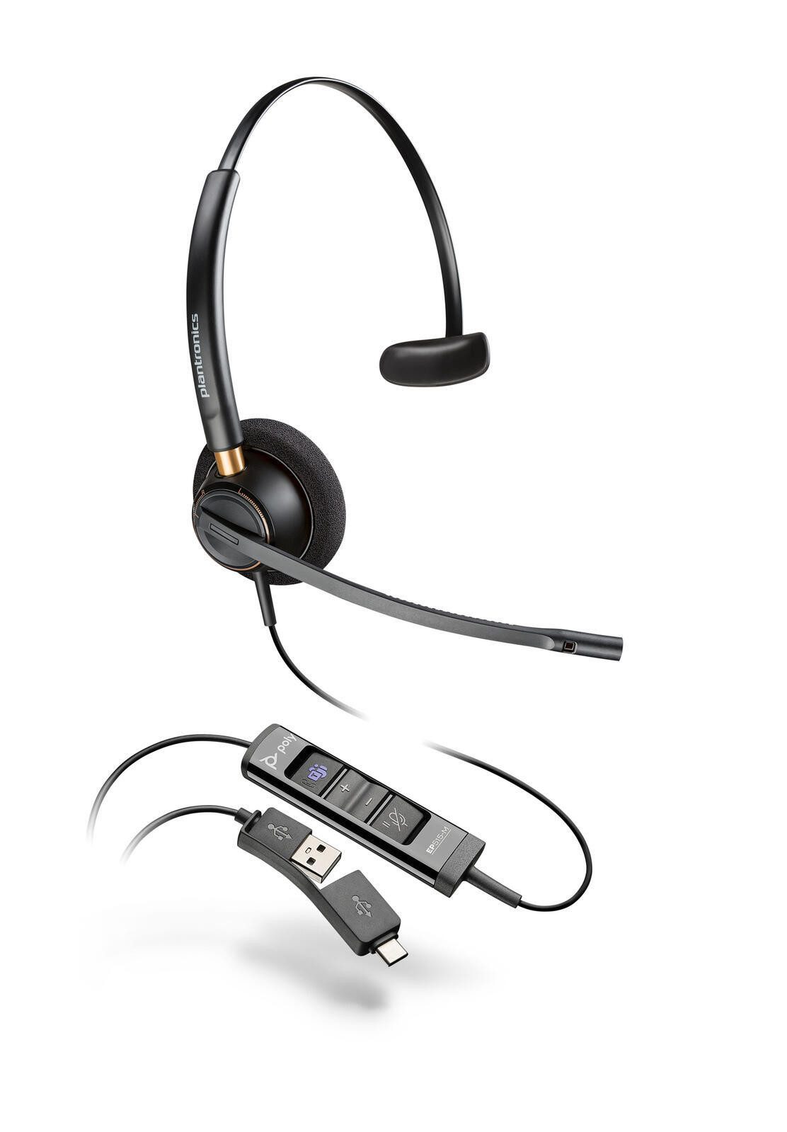 Polycom Poly EncorePro 515 Monaurales-Headset mit USB-A, z Headset