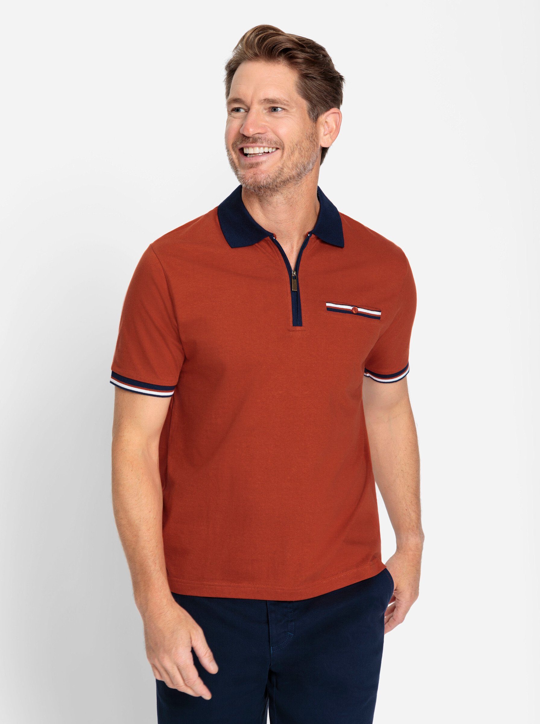 T-Shirt Kurzarm-Poloshirt Kurzarm