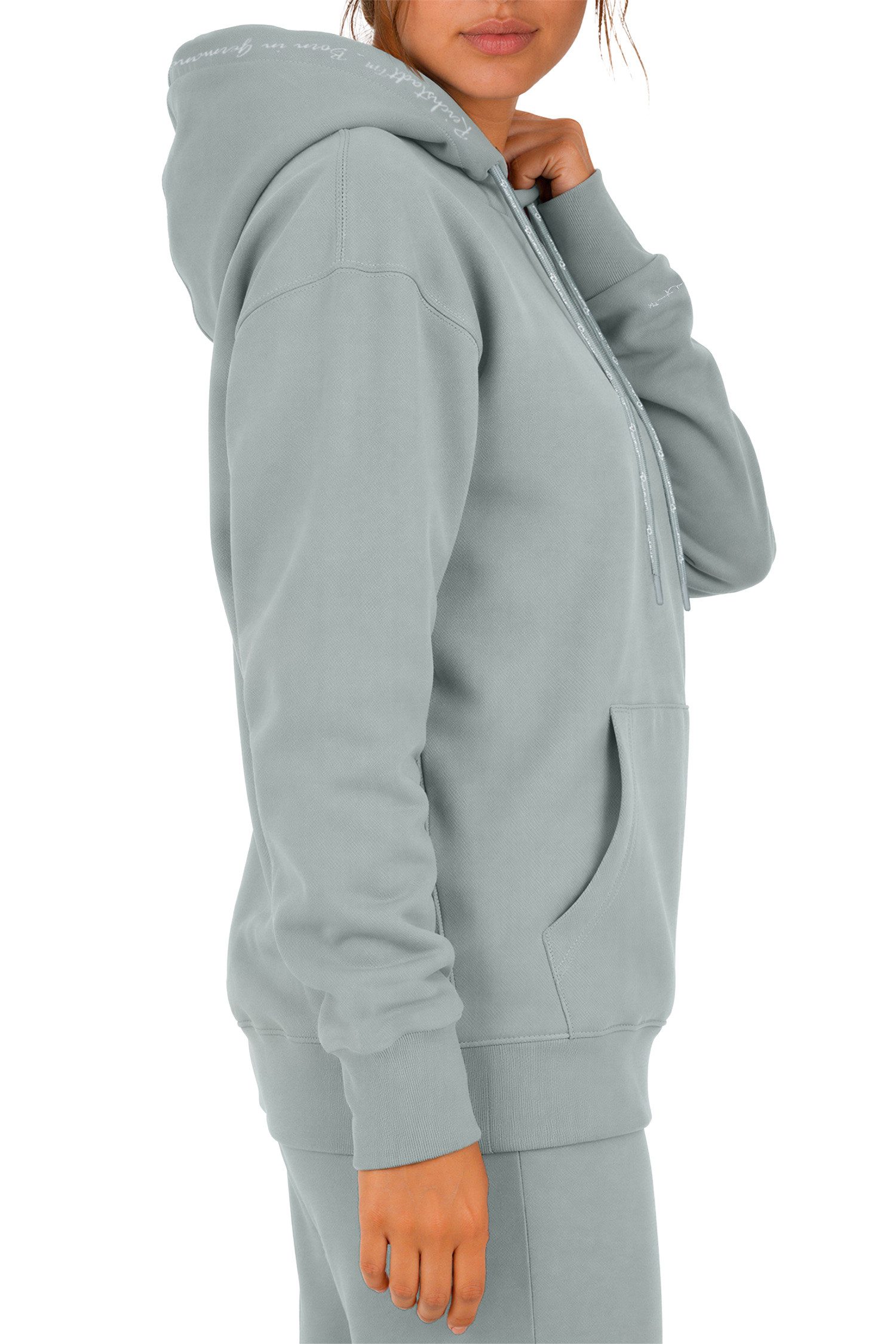 Reichstadt Kapuzenpullover Damen Relaxed Fit Hoodie Marken-Stick 23RSW038 600 g/m² Schwergewicht – gestickt statt gedruckt – Bild 5 von 5