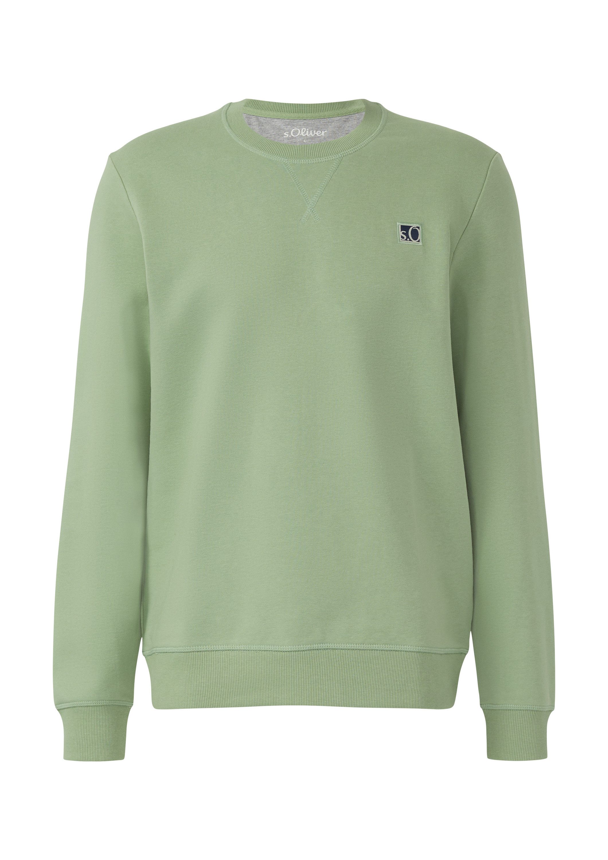 s.Oliver Sweatshirt Sweatshirt Sweatshirt aus Baumwollmix mit Crew Neck günstig online kaufen