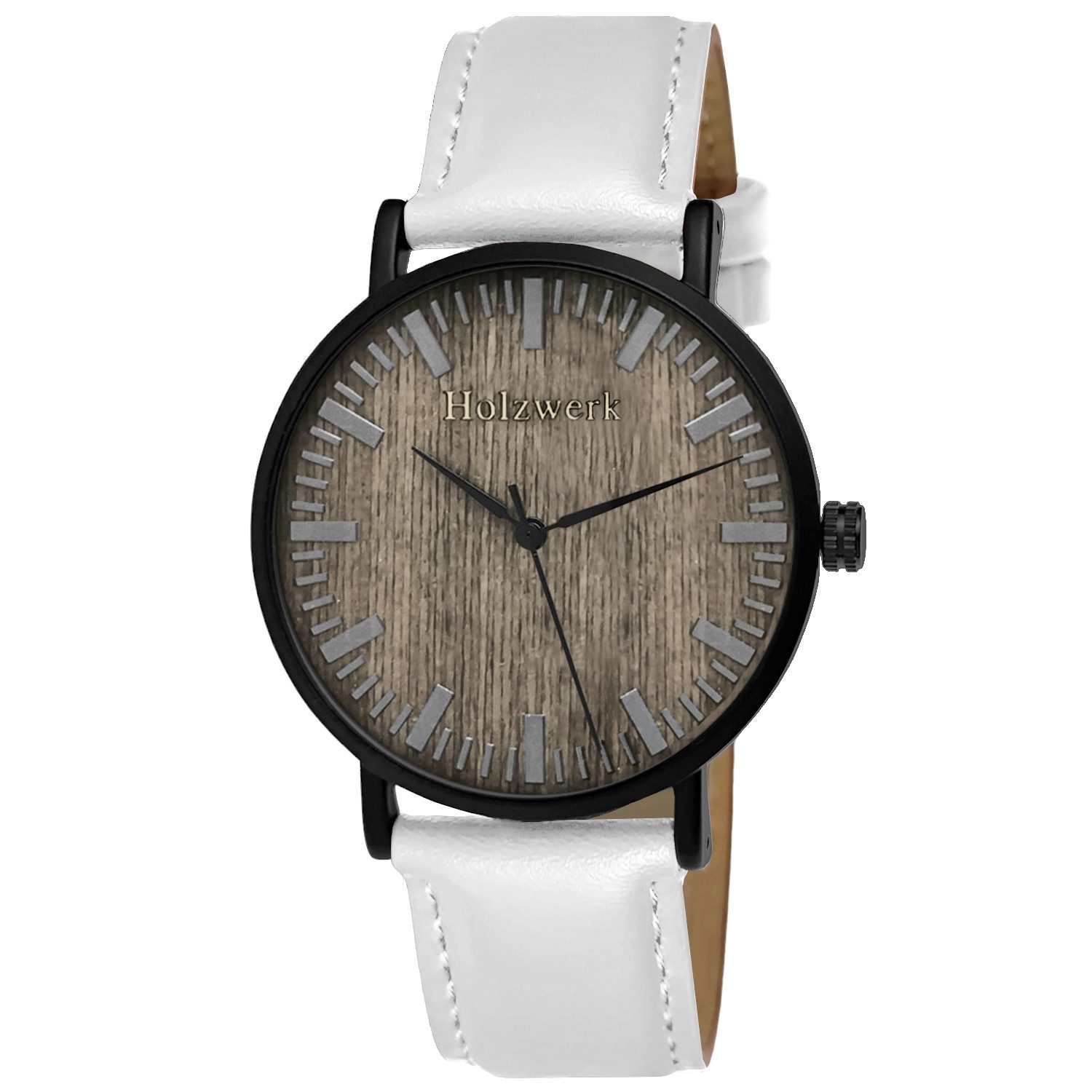 Holzwerk Quarzuhr Designer Edelstahl & Holz günstig online kaufen