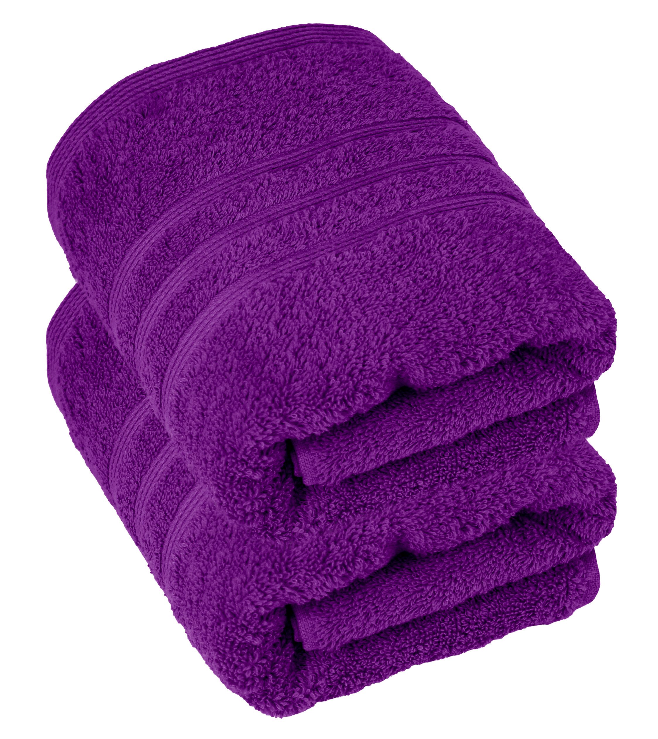 Lashuma Handtuch Set London Premium, Frottee (Set, 2-St), 50x100 cm, 100% Baumwolle, Made in Portugal