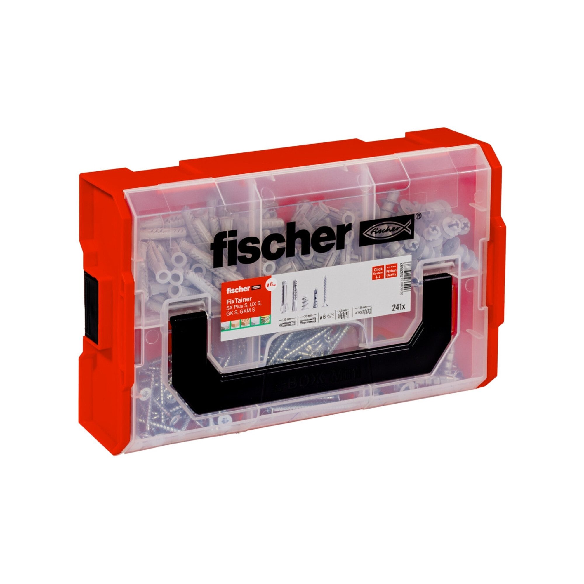 fischer Schrauben- und Dübel-Set fischer FIXtainer - Hält-Alles-Box