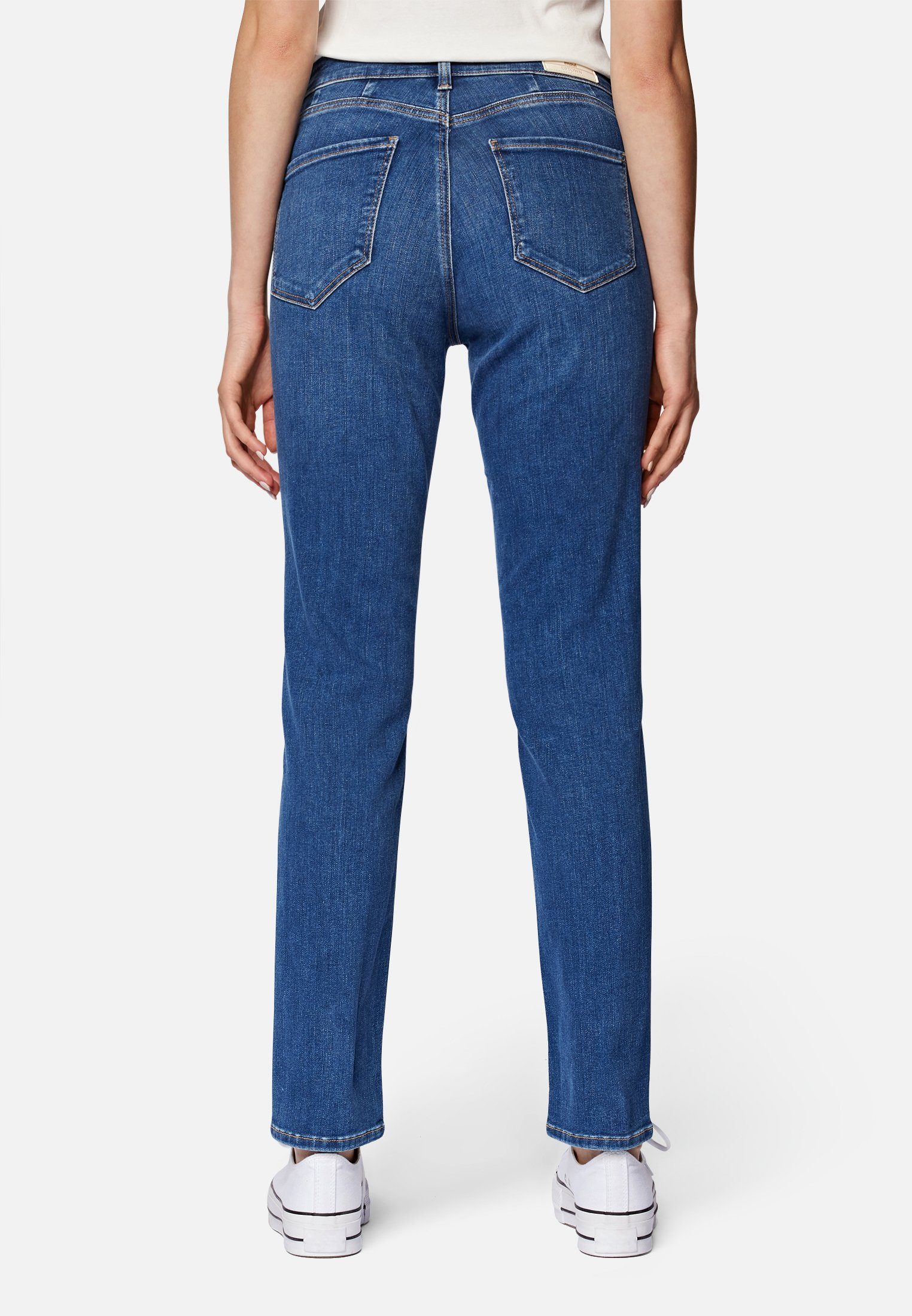 Mavi Skinny-fit-Jeans // Label-Detail Modell "Sophie" Schmale Jeans